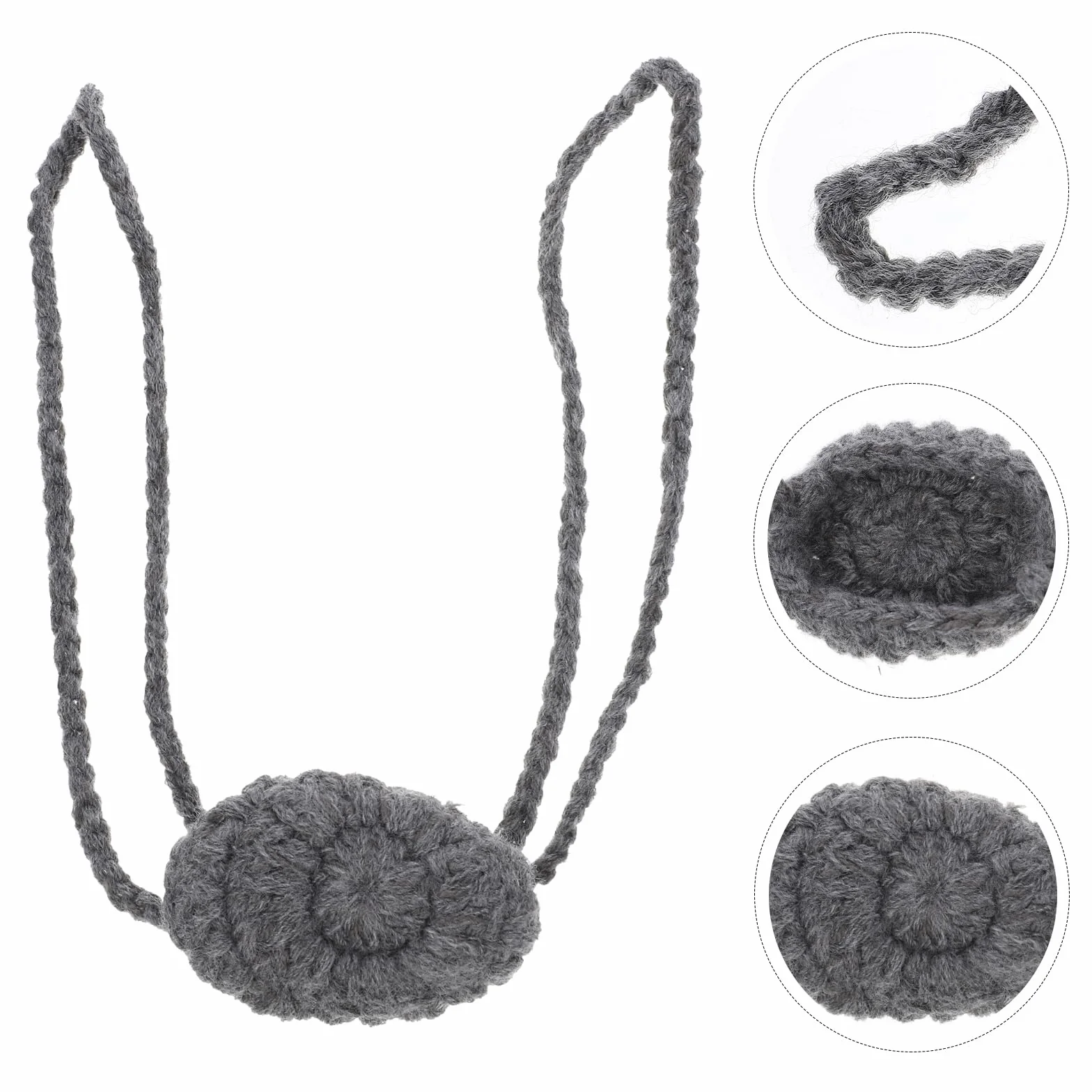 Milisten Chauffe-nez protection hiver 14x4,85 cm gris