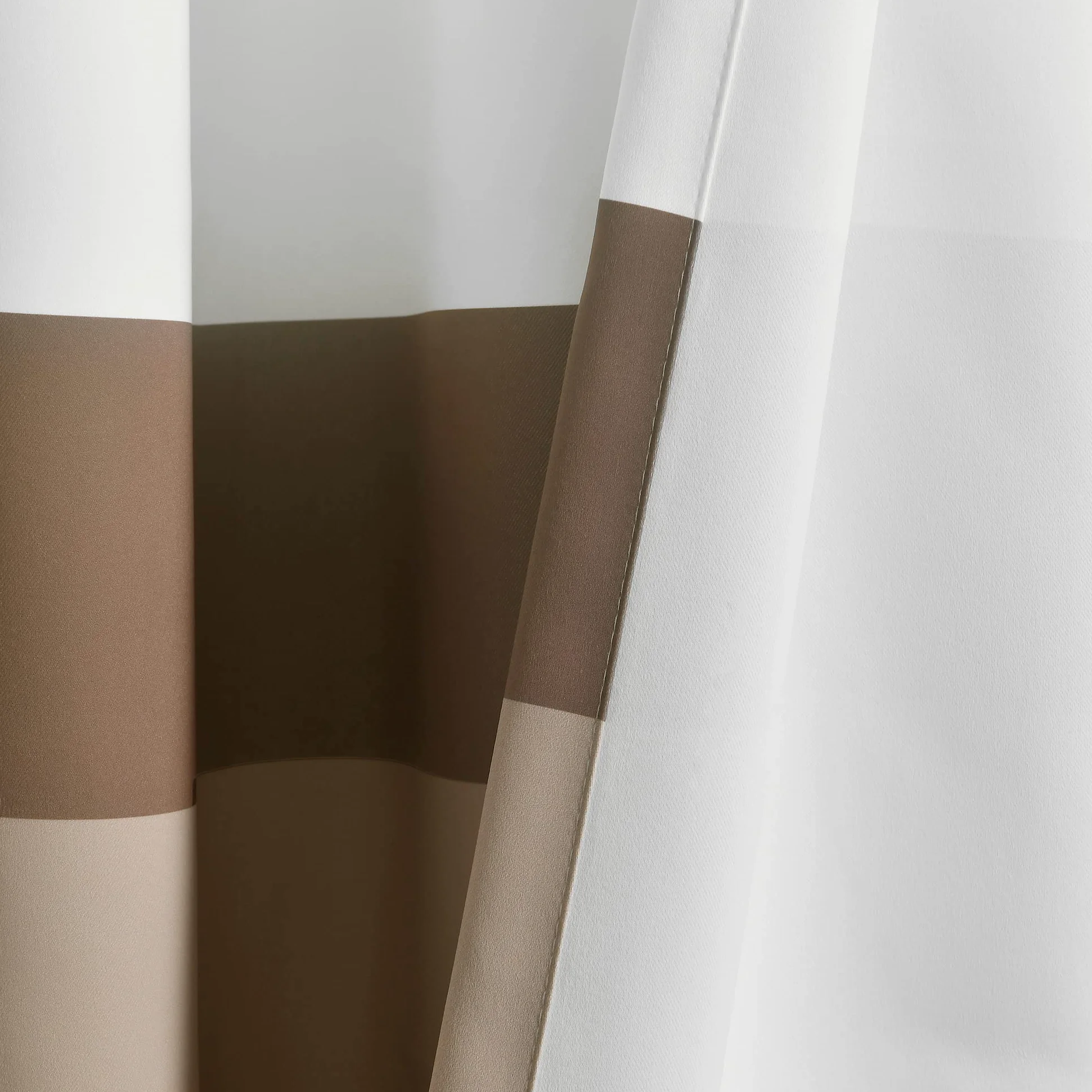 Lush Decor Alexander Paire de Rideaux de fenêtre filtrant la lumière, 213,4 cm (L) x 132,1 cm (l) - Neutre