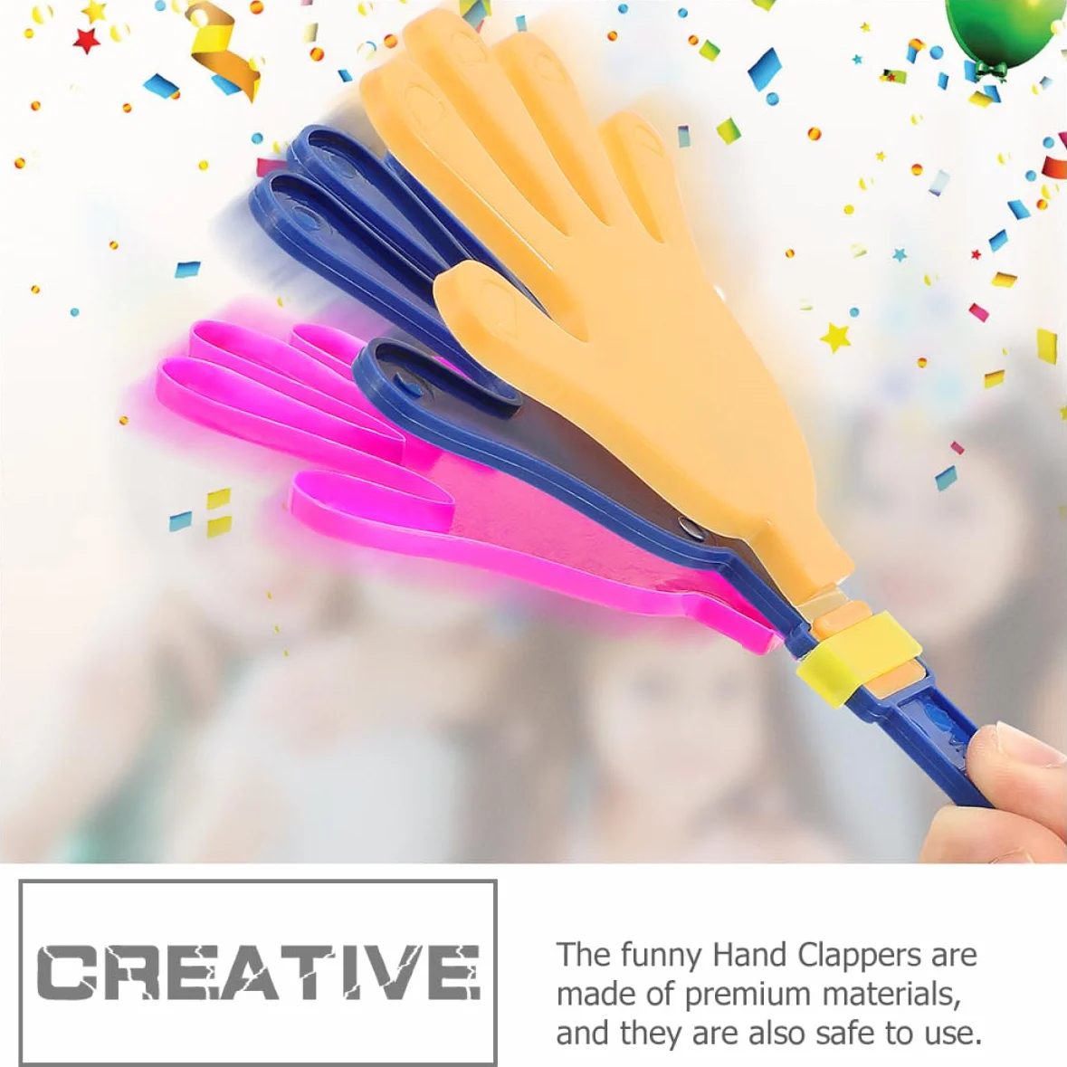 Claquettes en Plastique pour Fête Lot de 20 Bruiteurs Jouets Accessoires Mariages Carnaval
