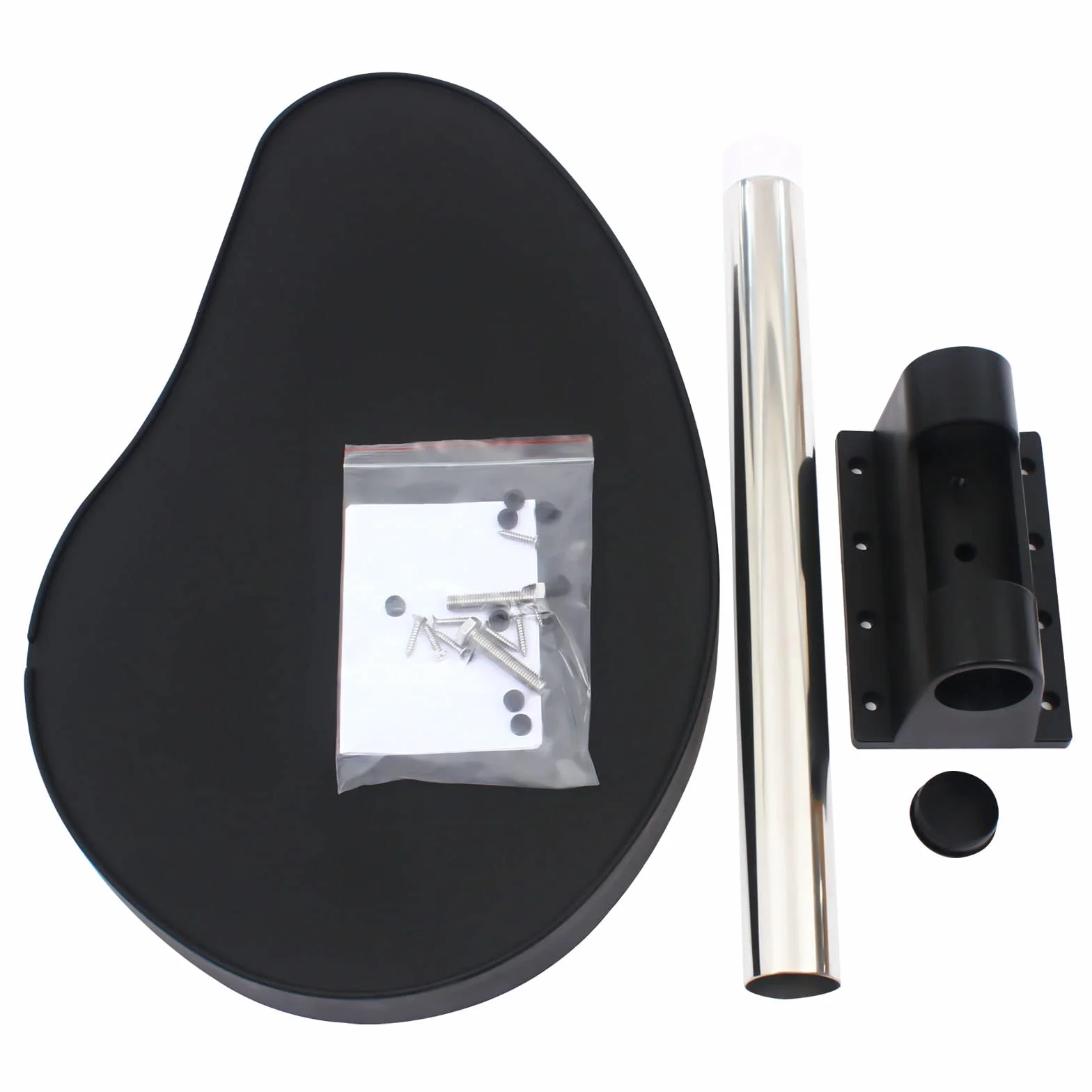 Plateau de spa noir rotatif 360° 59 x 37 x 53,5 cm pour baignoire piscine jacuzzi