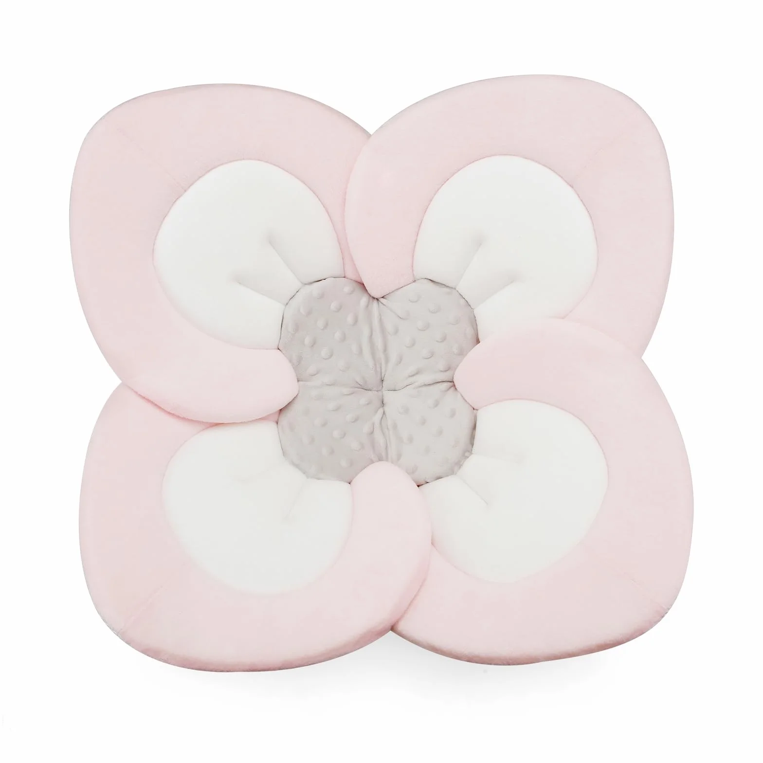 PandaEar Fleur de bain douce pour bébé lavabo portable siège tapis coussin soutien rose