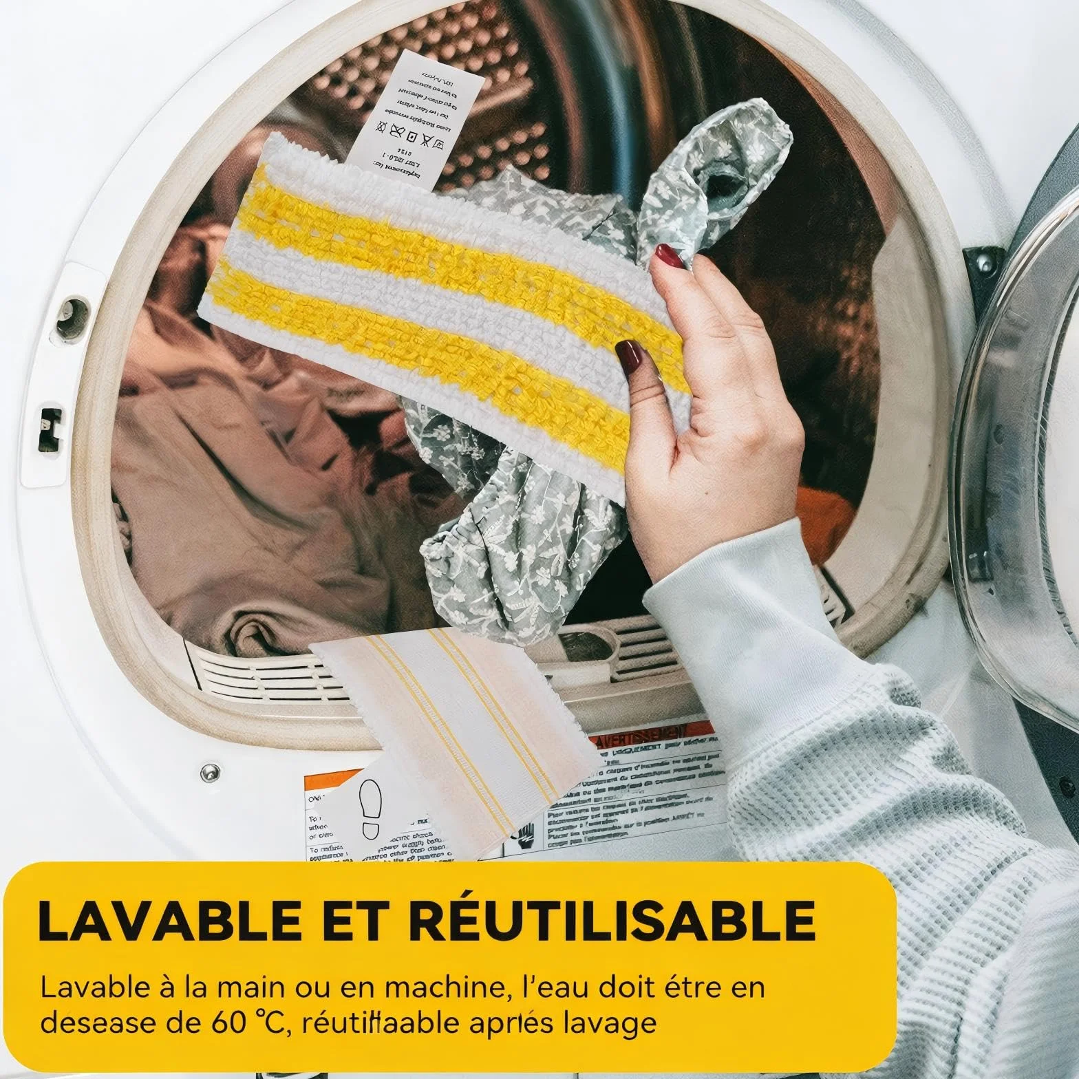 Lot De 6 Chiffons En Microfibre Compatibles Karcher EasyFix SC 1 SC 2 SC 3 SC 4 SC 5 Accessoires Nettoyeur Vapeur