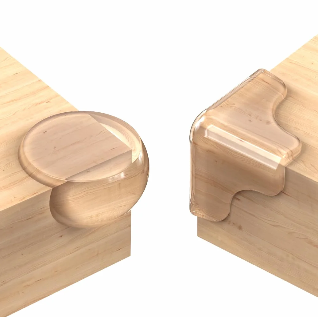 E-PROUSE Protection Coin de Table Transparent Forte Adhérence Securite Enfant Angle Meuble