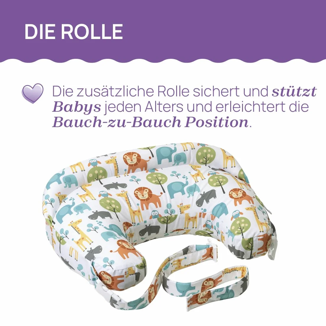 Boppy Coussin d'allaitement Deluxe pour Bébés 0+ Mois, Forme Ergonomique, Amovible et Lavable en Machine