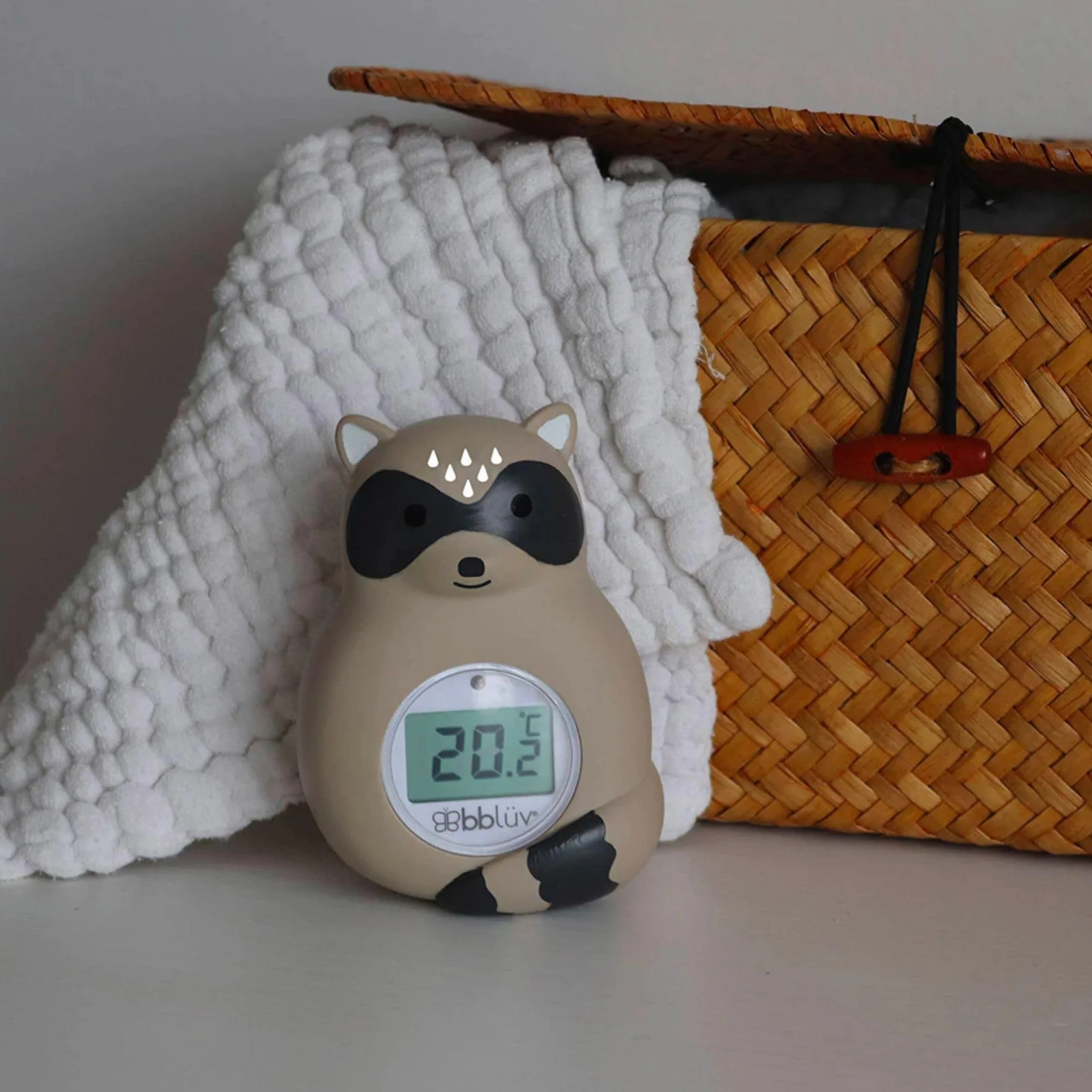 bblüv Raku 3-in-1 Baby Bath Thermometer °C/°F Floating Water & Room Thermometer
