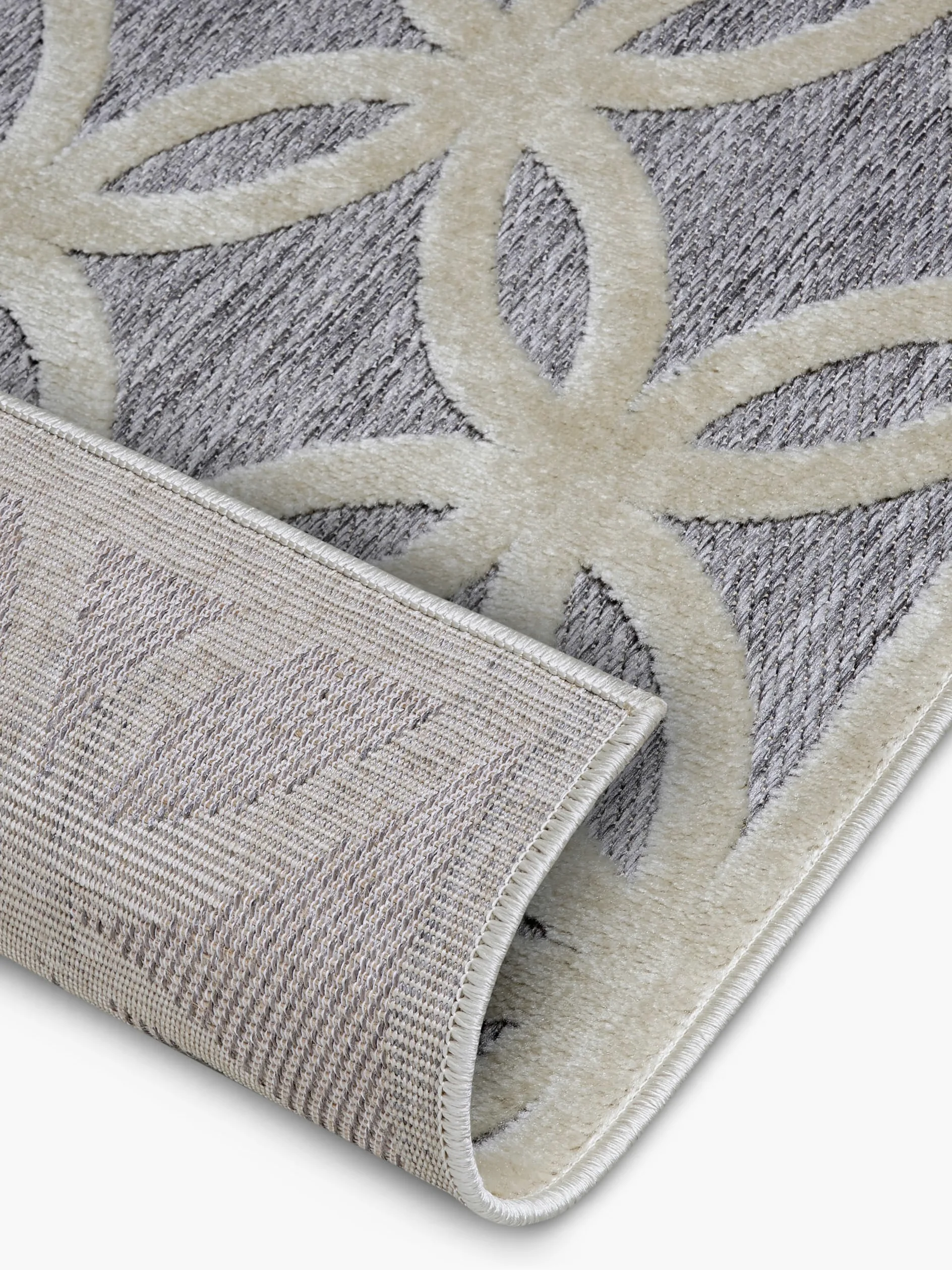 HANSE Home Circle Design Tapis de Salon, tissé Plat, Moderne, Motif Losanges géométriques, Style scandinave, pour Salle à Manger, Chambre d'enfant, Couloir, Gris Beige, 160 x 235 cm