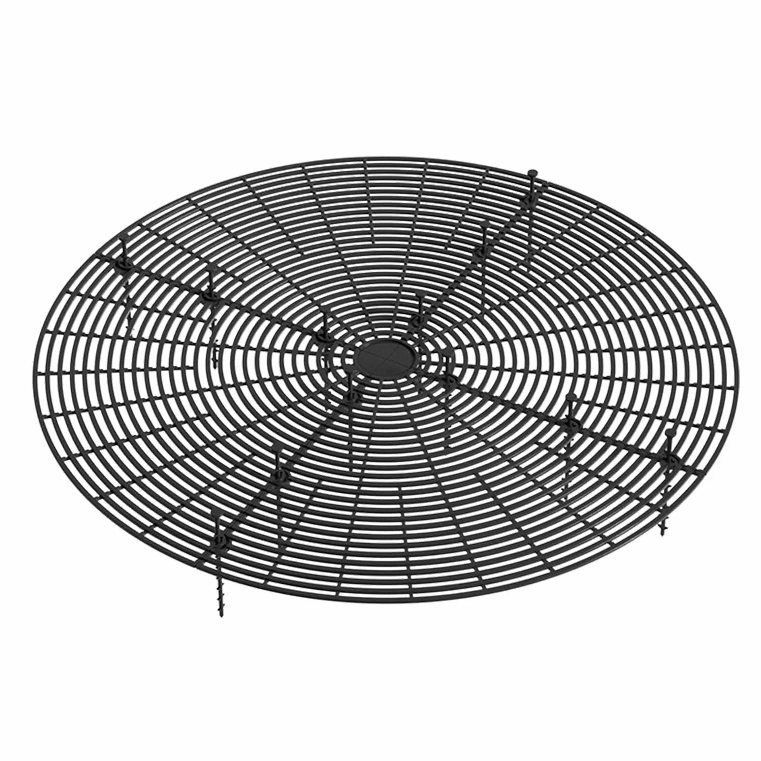 Grilles de Protection pour Pot de Fleurs Anti-Chat Anti-Chiens Sécurité Bébé Diamètre 52 cm Noir