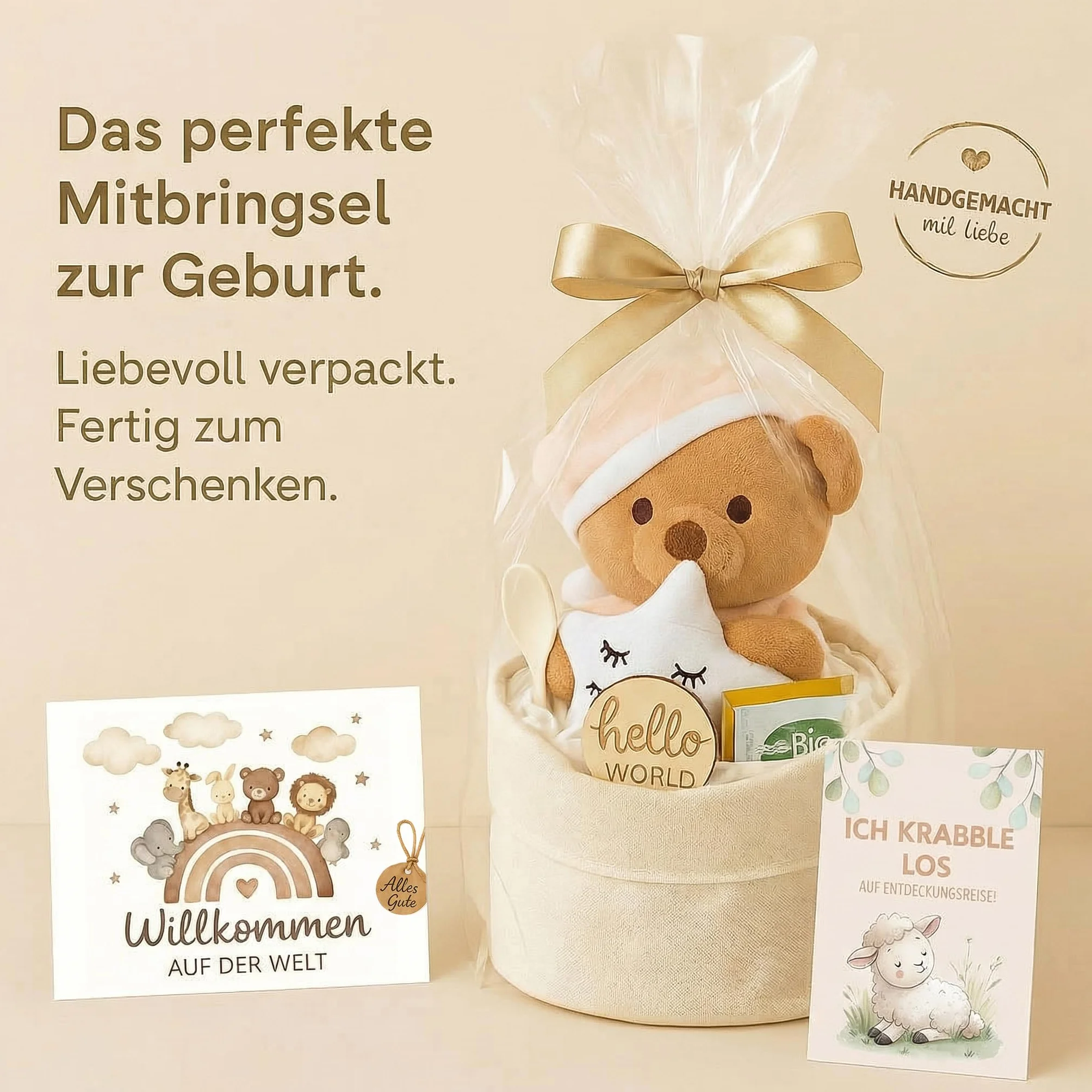 Soo Gâteau de couche boho pour fille et garçon, cadeau de naissance premium