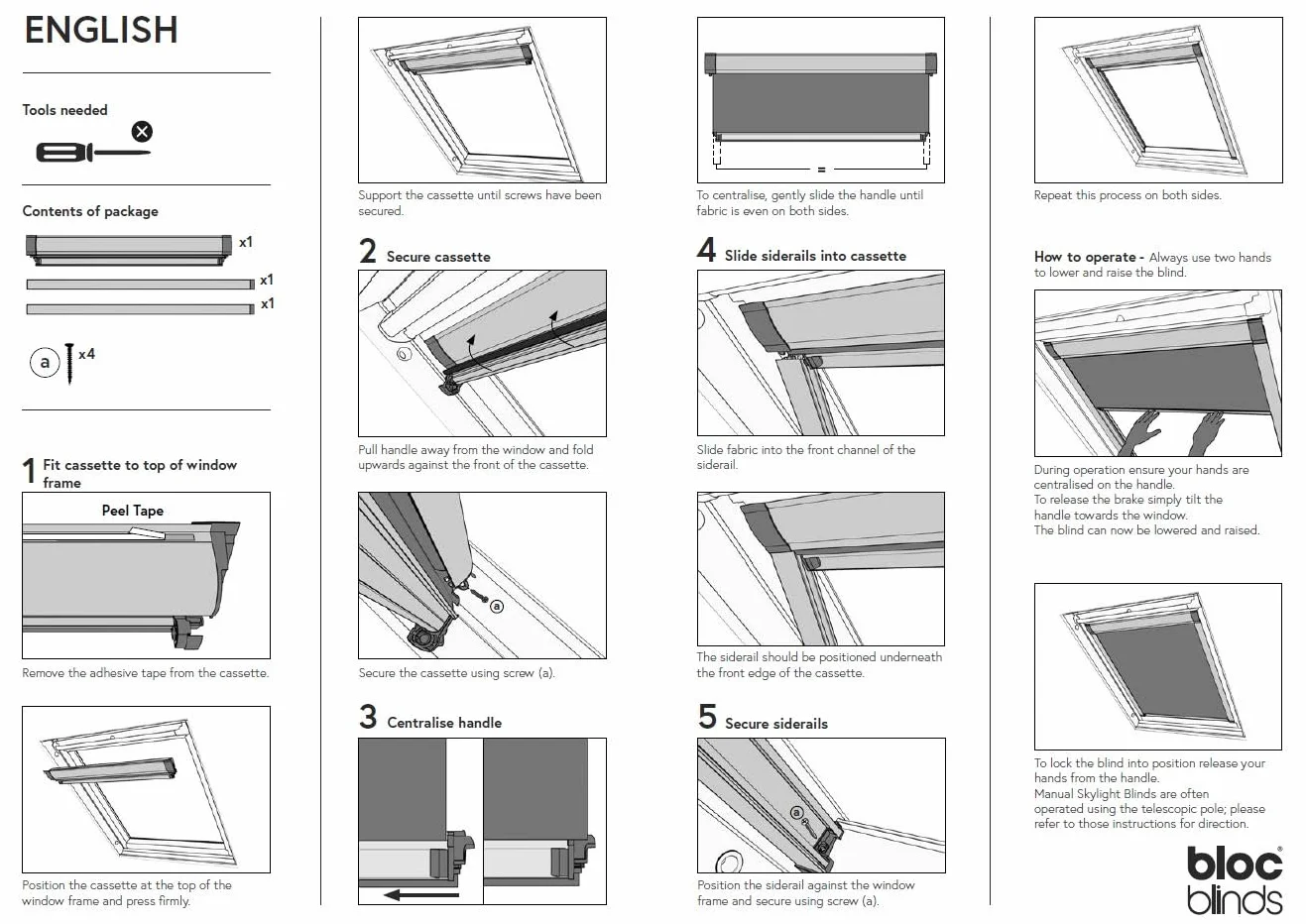 Bloc Skylight Store CK02 pour fenêtres de Toit VELUX BlockOut, Bleu Marine
