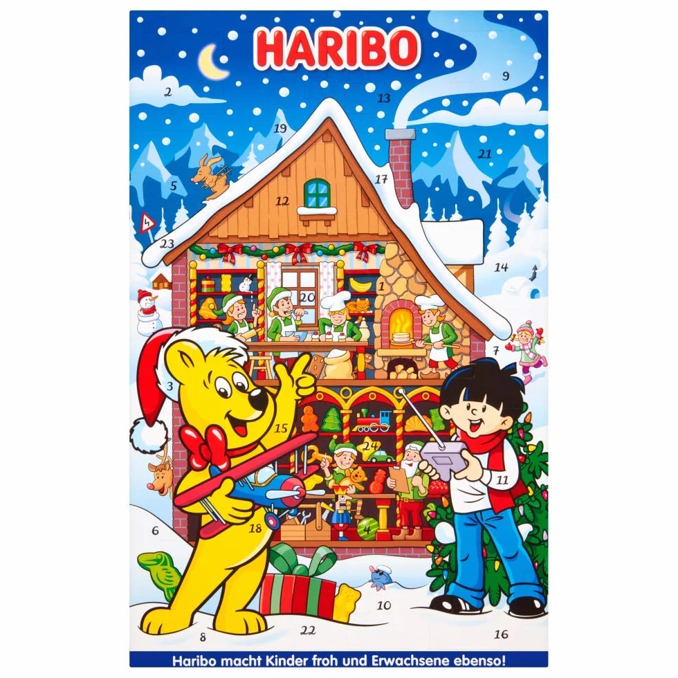 Haribo Calendrier de l'Avent Bonbons de Noël 300 g