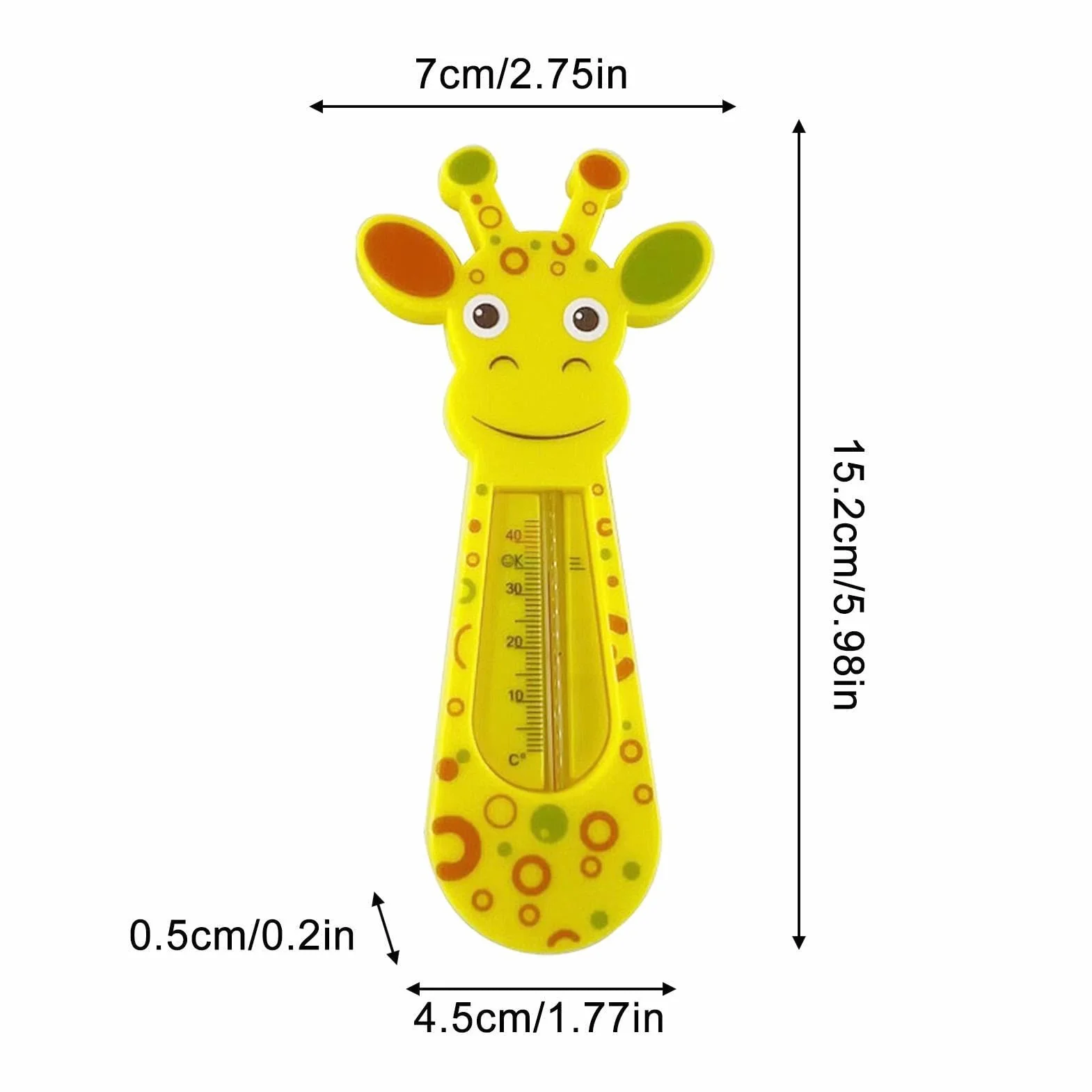 Girafe Thermomètre De Bain Sécurité Bébé Température Eau Baignoire Natation