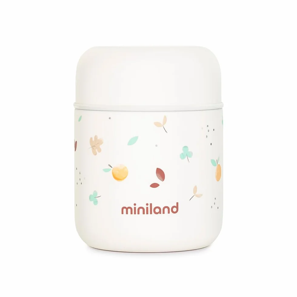 Miniland Thermos Mini Valencia 280ml – Thermos pour aliments bébé, double couche acier
