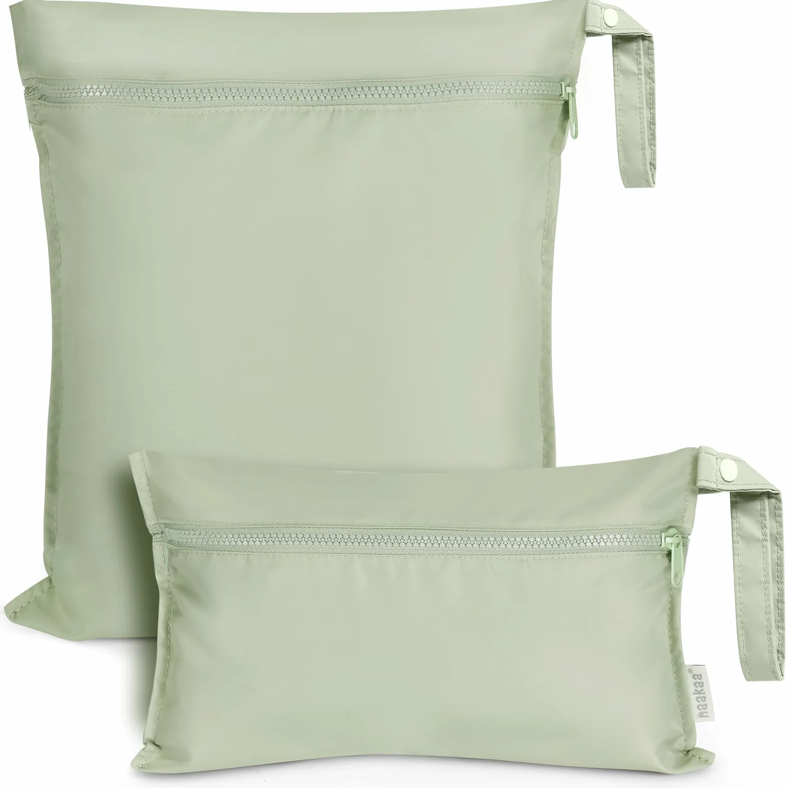 Haakaa Lot de 2 Sacs Imperméables pour Bébé, Sacs Humides/Secs pour Sac à Couches, Voyage