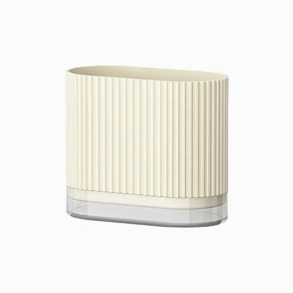 Porte-ustensiles, Porte-Couteaux, Porte-ustensiles, égouttoir ménager, Support Mural for Vaisselle de comptoir, Bloc à Couteaux(White)