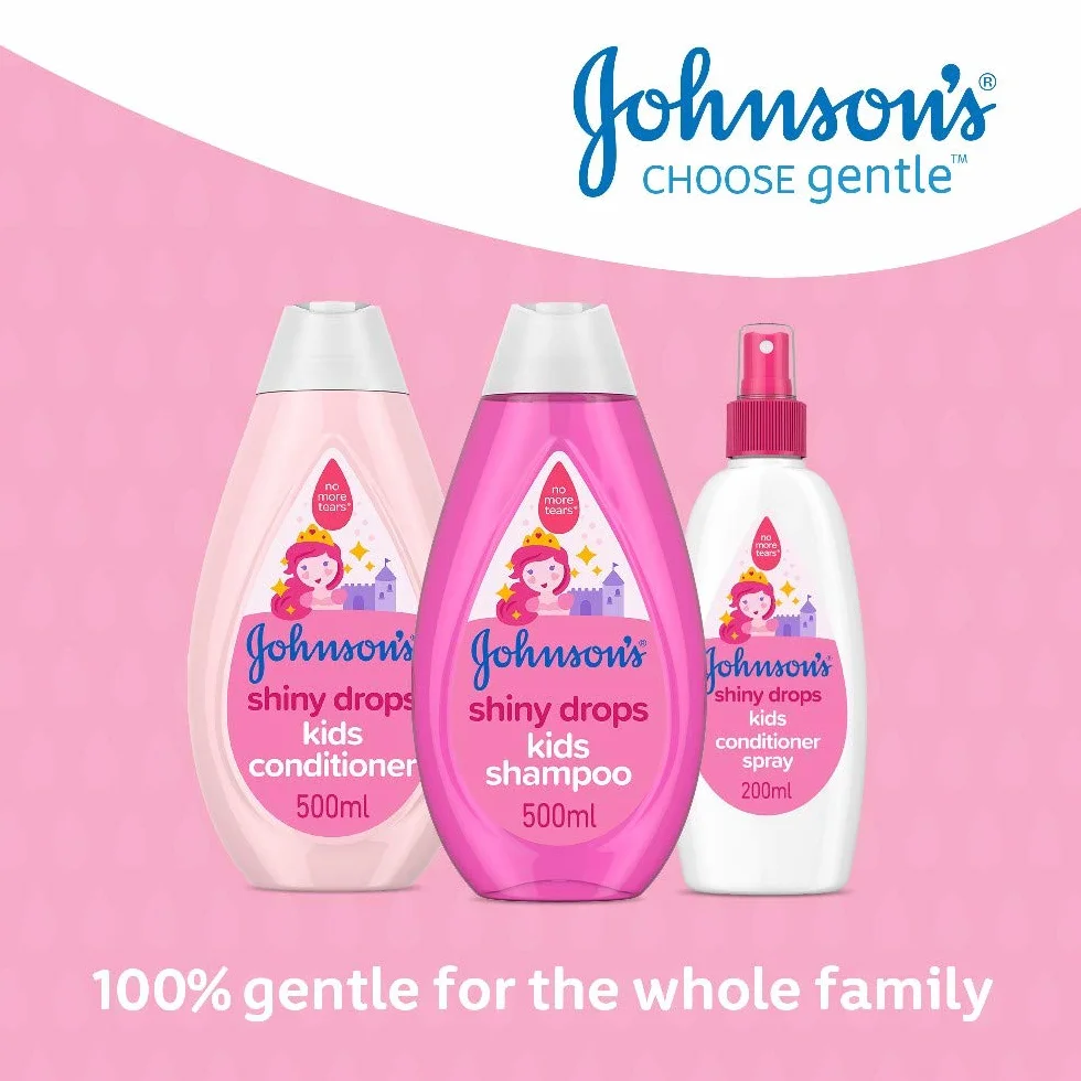 Johnson's Shiny Drops Shampoing pour enfant 500 ml