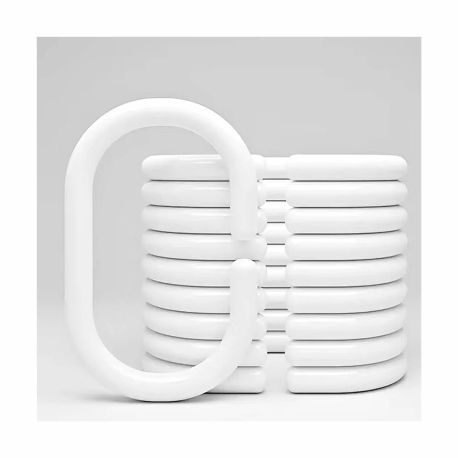 Rideau Douche Rideaux de Douche Transparents, imperméables, épais, givrés, for Salle de Bain d'hôtel, Baignoire, Grande Couverture de Bain Large avec Crochets(150x200cm WxH)