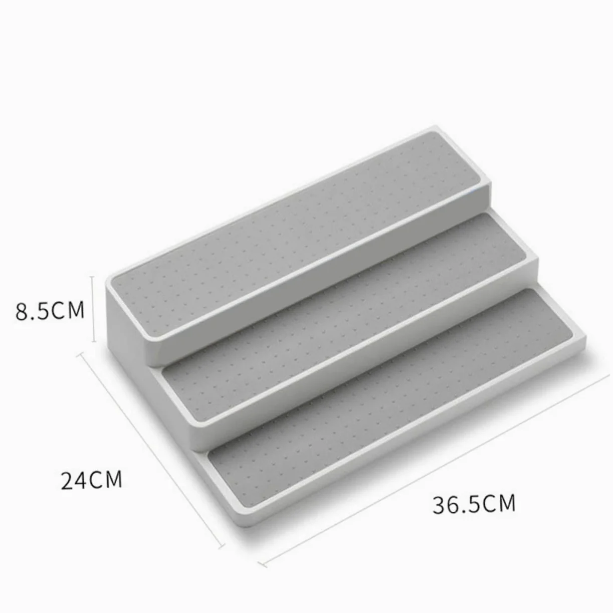 Étagère à Épices à 3 Niveaux en Pp, Lot de 2, pour Rangement la Cuisine | Rangement de Placard, Organisateur D’armoire, Usage la Cuisine et Salle de Bain, pour Sel et Savons