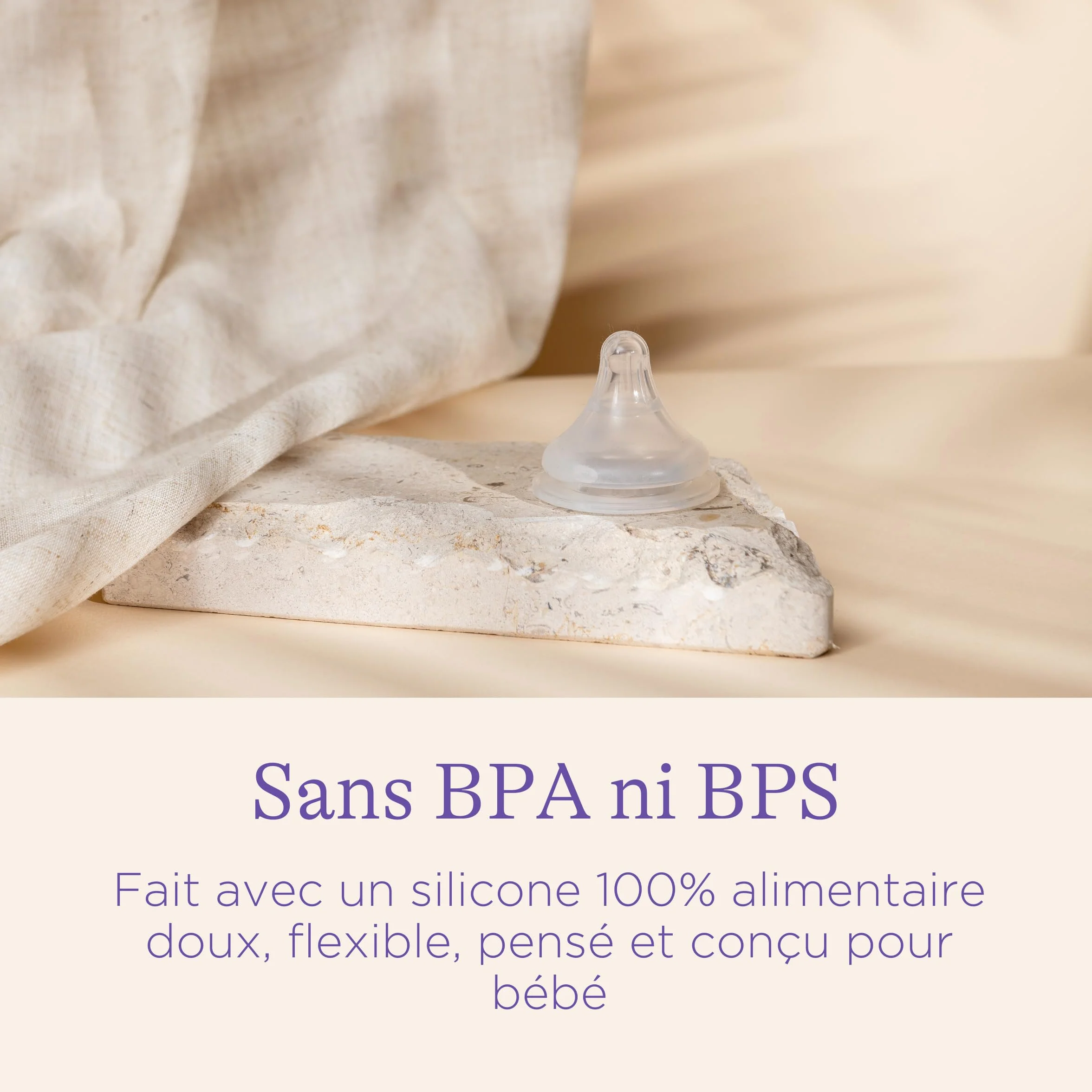 Lansinoh Biberon PP Natural Wave 2x240ml Anti-Colique AVS Tétine Large Souple Sans BPA Allaitement Mixte 0 mois