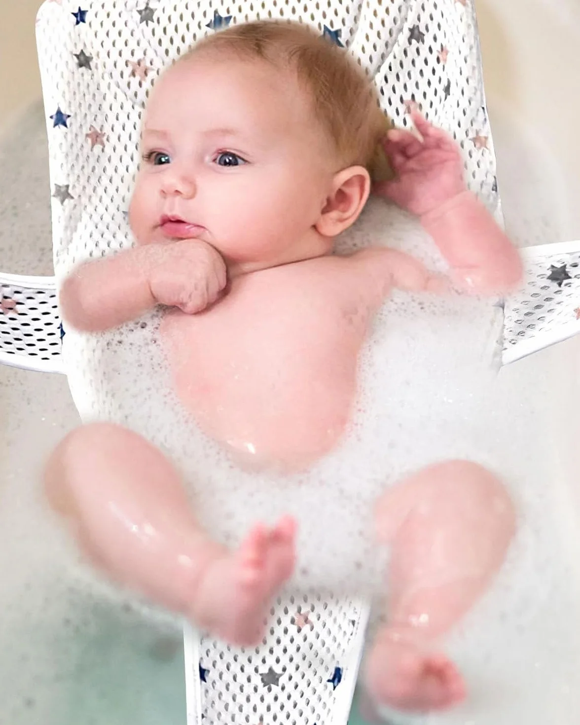 Hamac de Bain pour Bébé Antidérapant Pliable 0-36 Mois