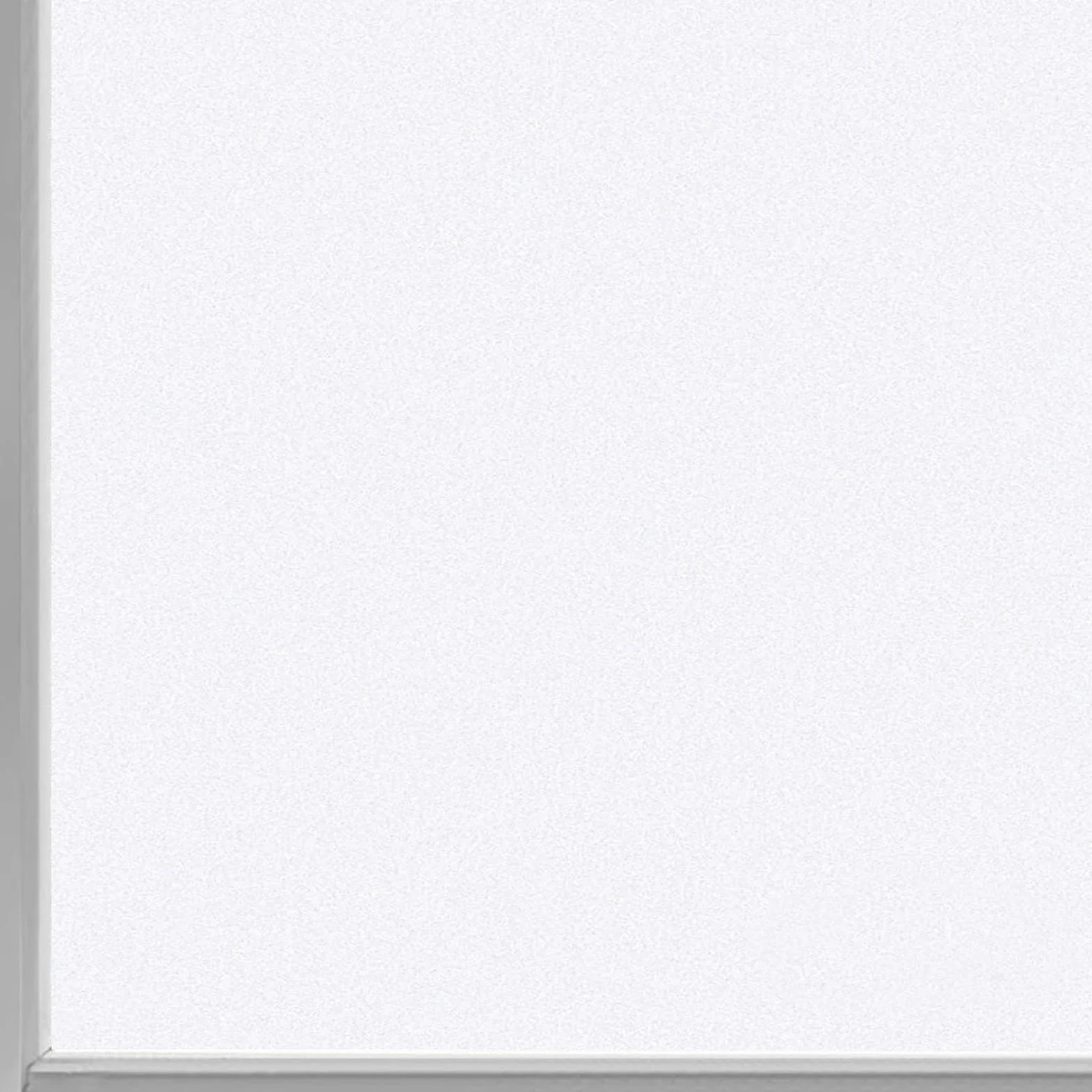 Film Opaque Fenetre Anti Regard 110 x 300 cm Film Fenêtre Film Fenetre Electrostatique Opaque et Réutilisable, Bon Intimité, Anti UV pour Maison, Bureau, Blanc Mat