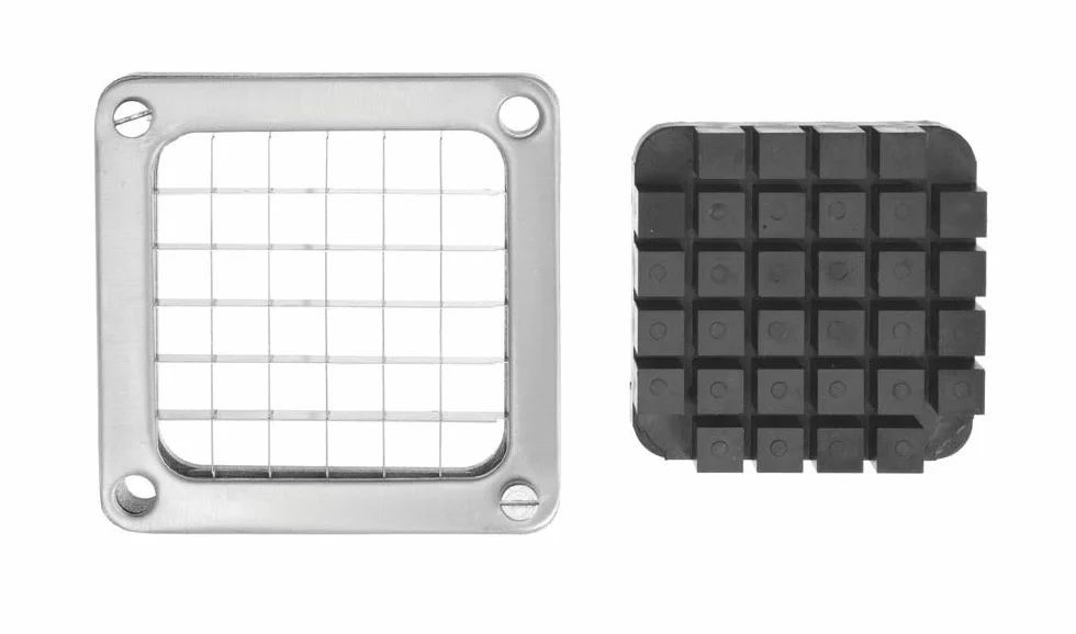 HENDI Bloc de coupe pour coupe-frites 13 mm 110x110x10 mm aluminium acier inoxydable