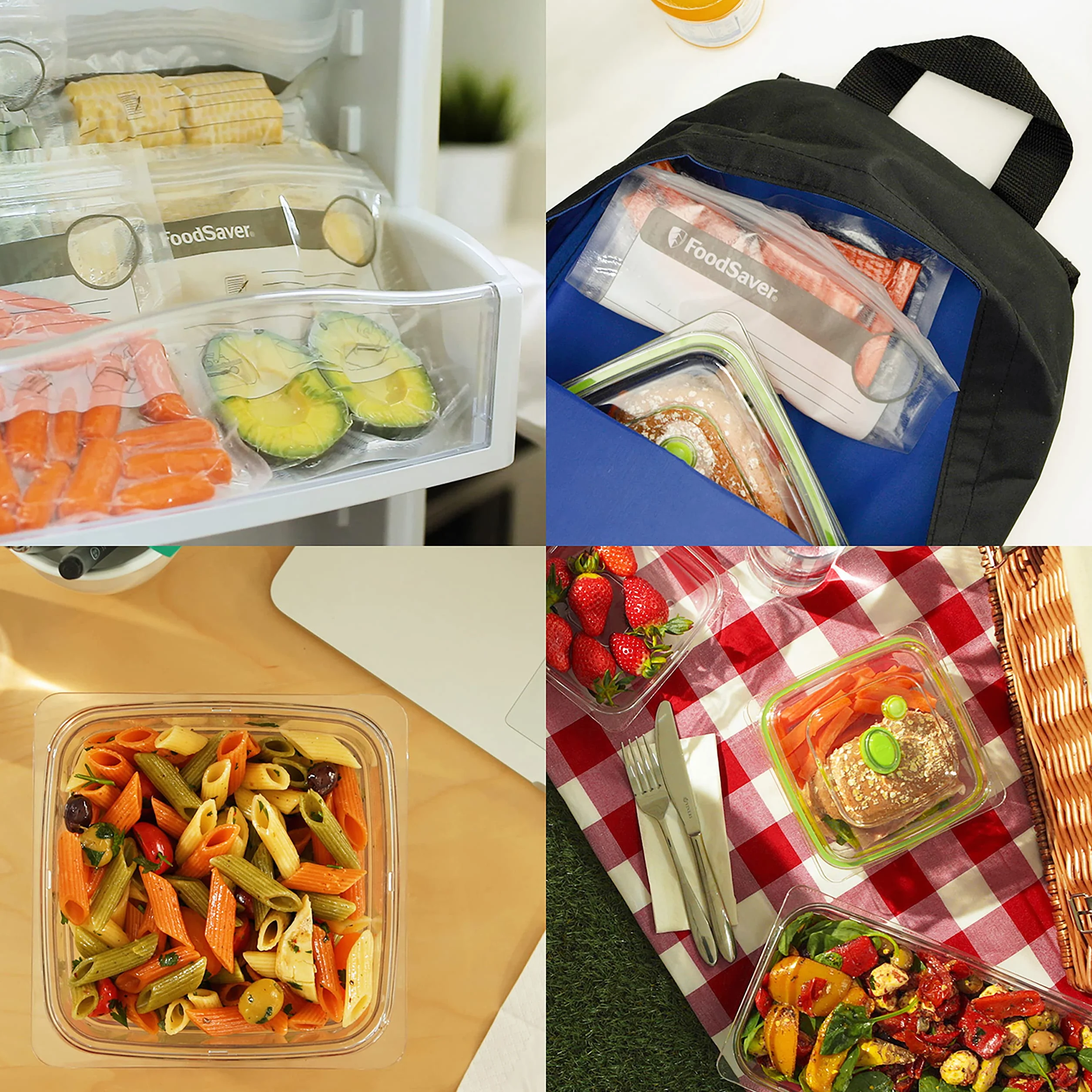 FoodSaver FFS005X Machine sous Vide avec Compartiment Rangement Rouleau Cutter, Pulse Aliments Fragiles, Accessoires Sacs