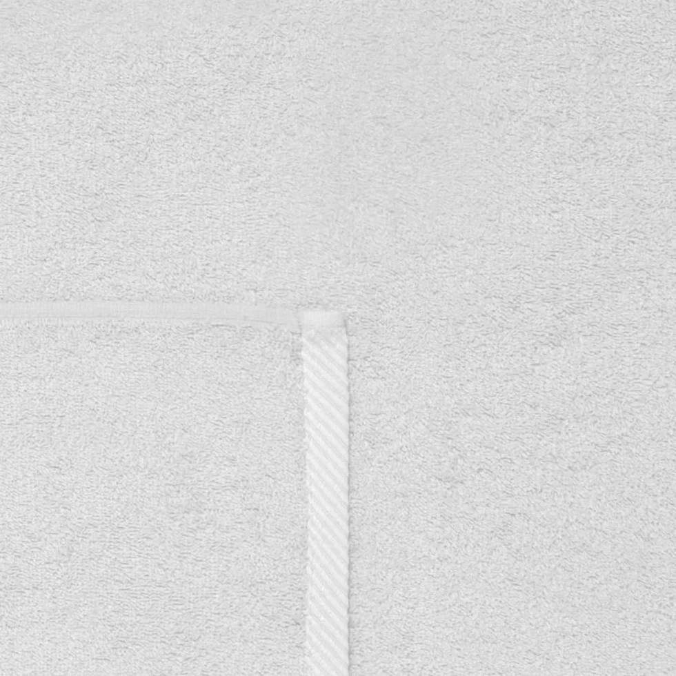 Serviettes de Bain 30x50 cm 100% Coton Blanc 4 Pièces