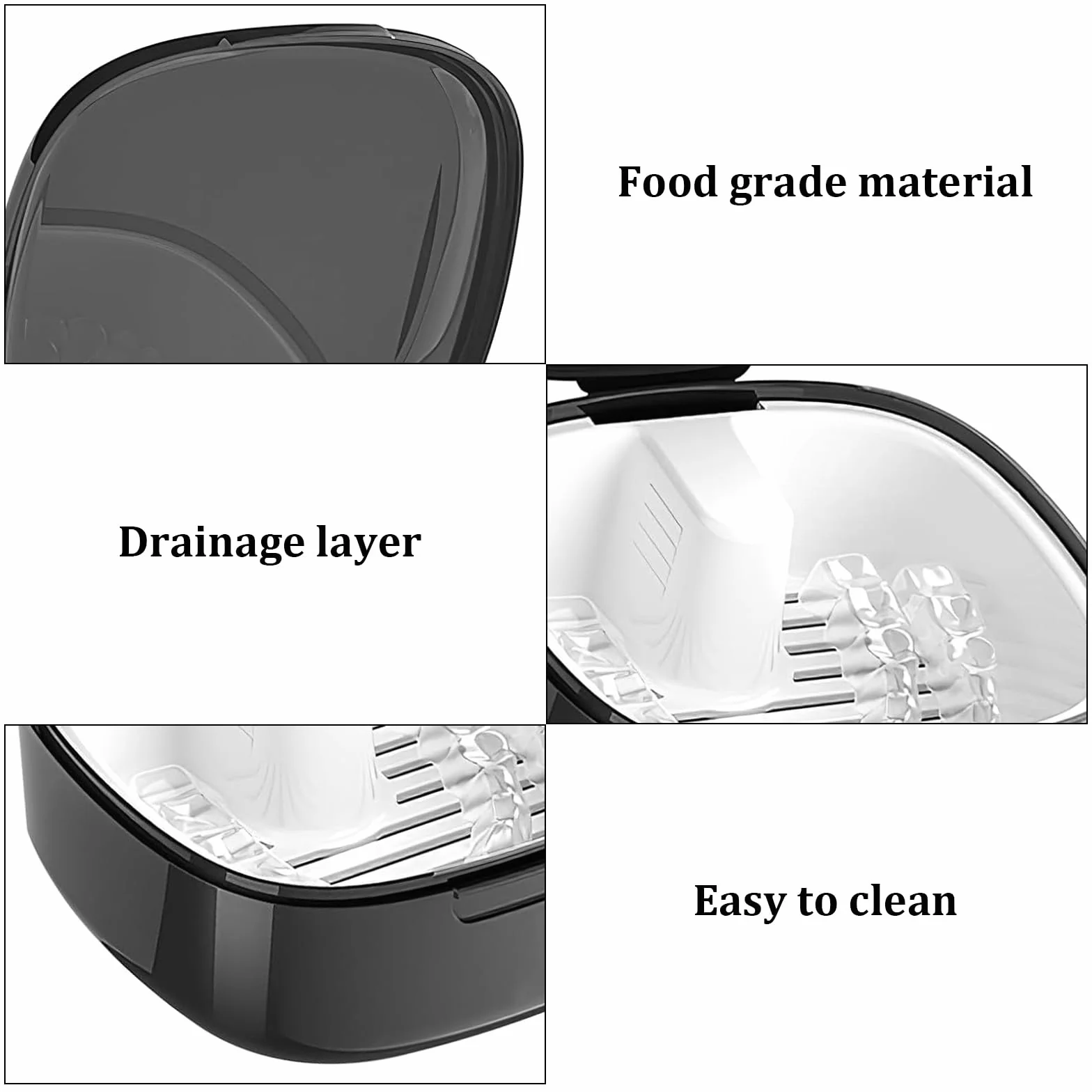 Etui Pour Appareil Dentaire Boîte De Rangement Avec Panier Portable Boîte Orthodontique 2 Pièces