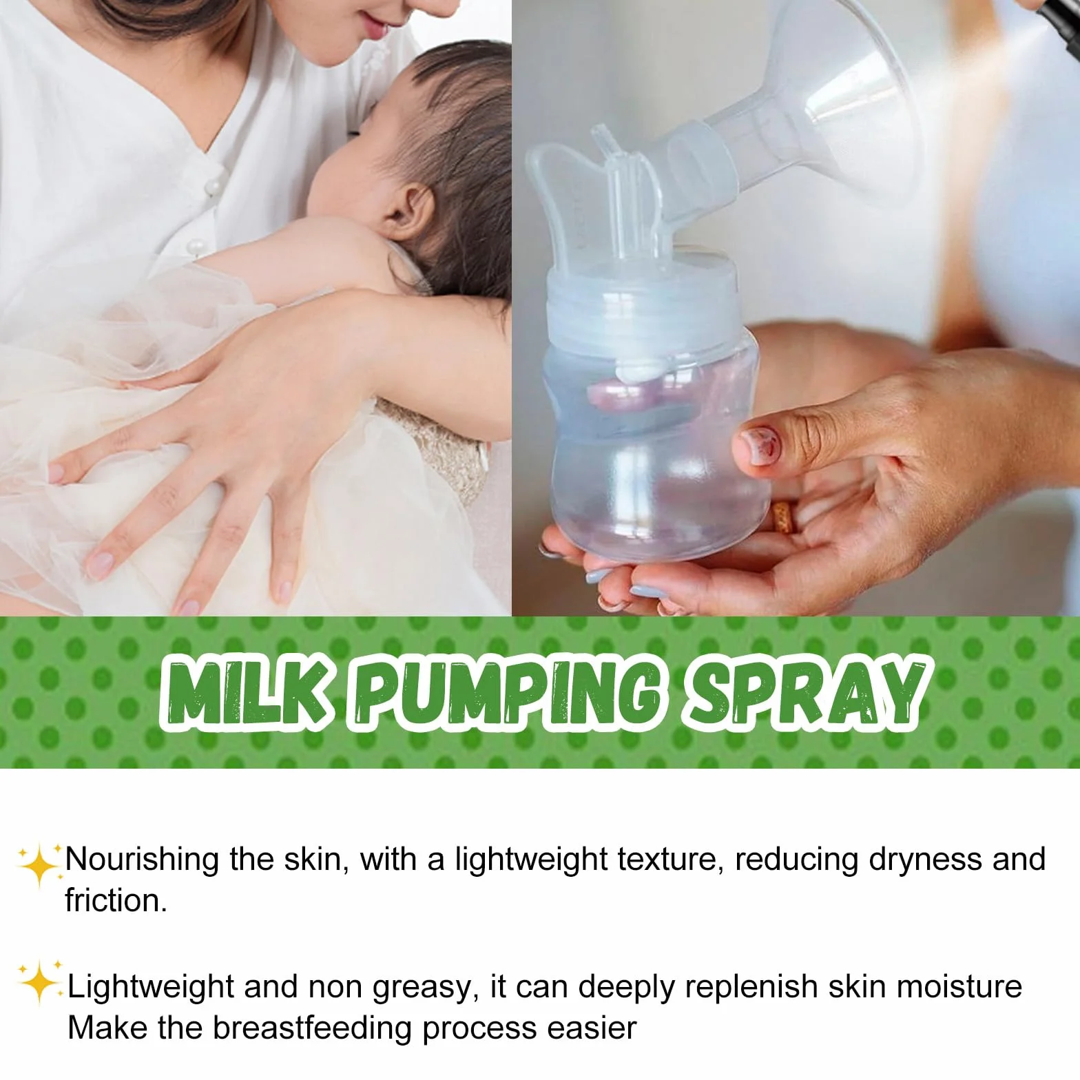 Spray Apaisant pour Mamelons Allaitement Soin Fissures Douleurs