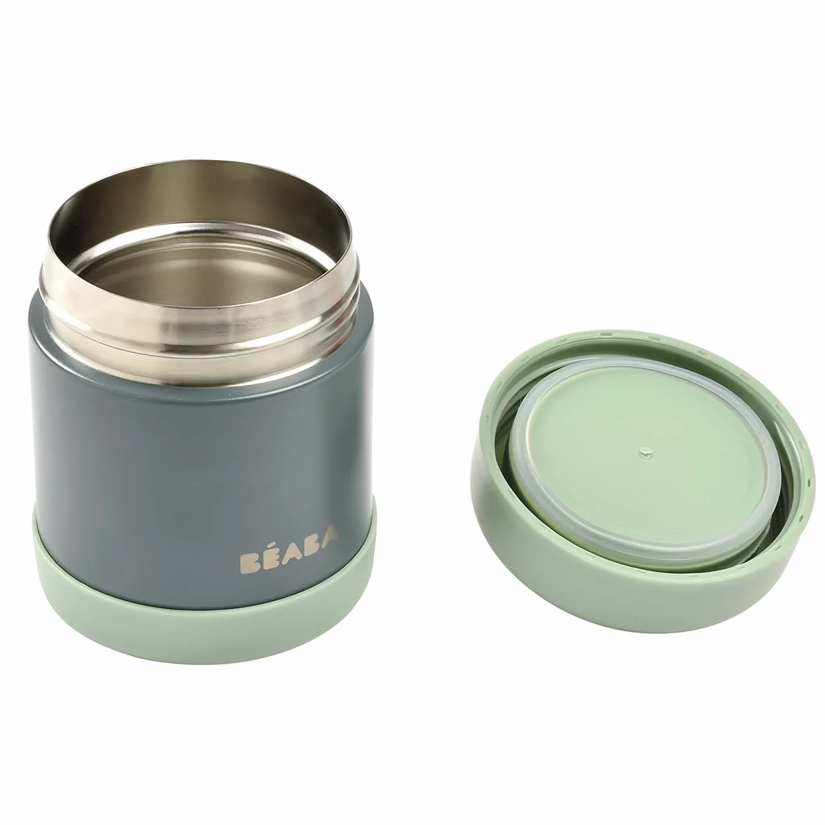BÉABA Portion de Conservation Repas Bébé Inox Isotherme 300 mL
