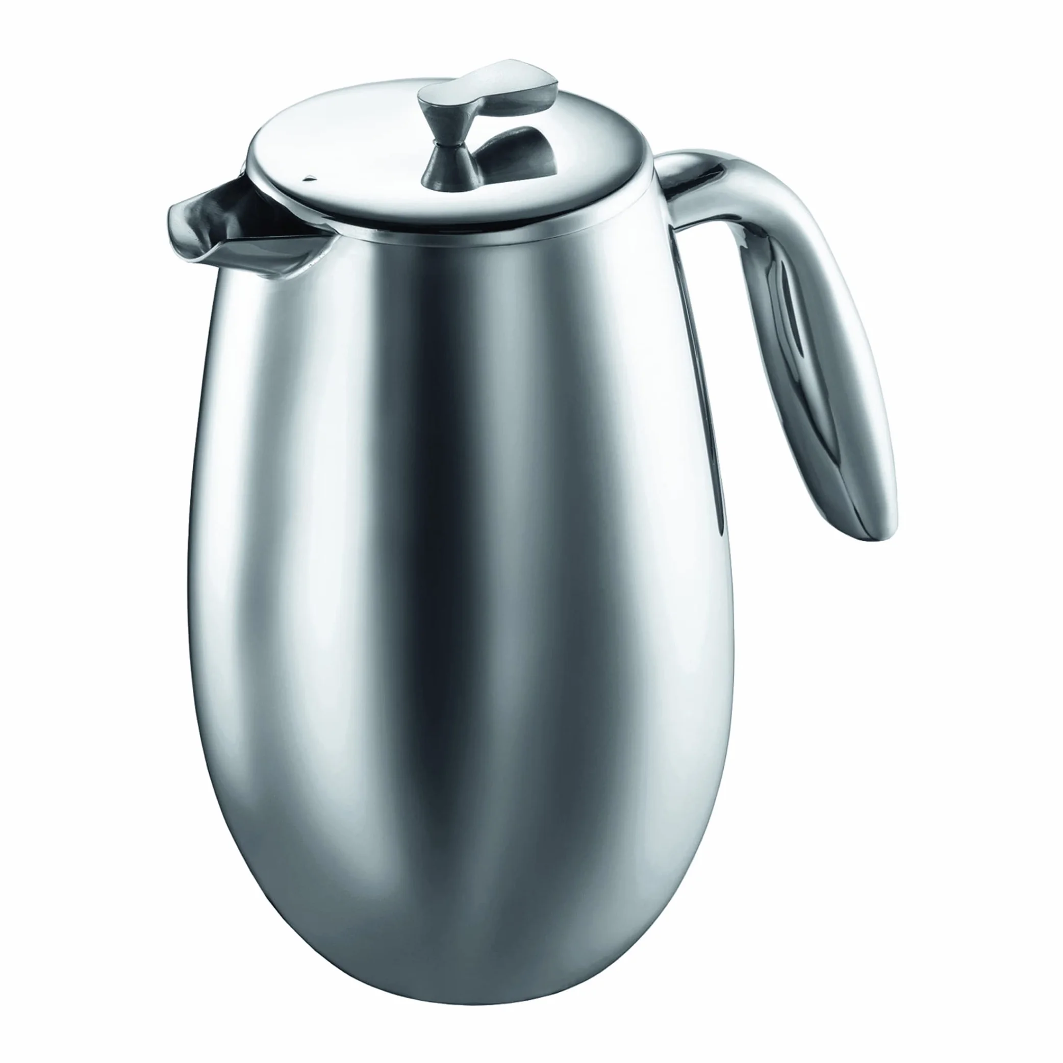 Bodum Cafetière à Piston Double Paroi Columbia 1L Acier Inoxydable Brillant