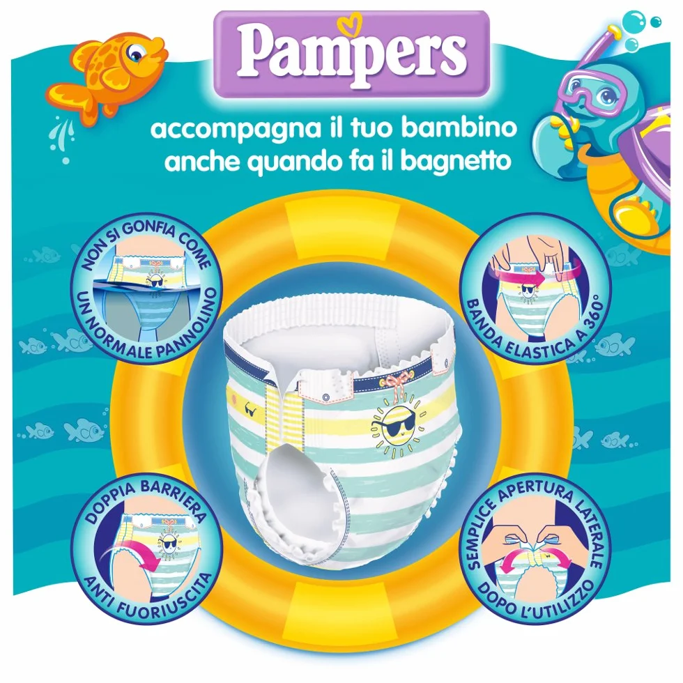 Pampers Le Costumino Taille 3 Couches 12 Pièces 6-11 kg
