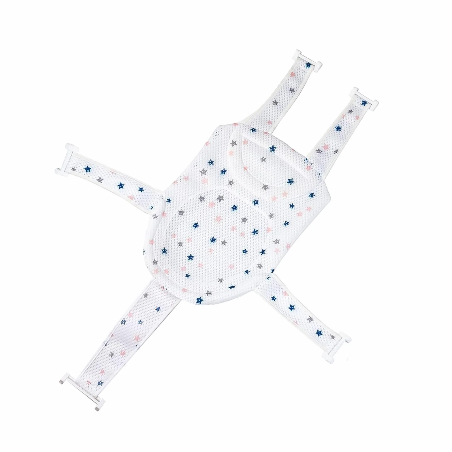Hamac Antidérapant pour Bain Bébé Transat Pliable en Maille 0-36 Mois