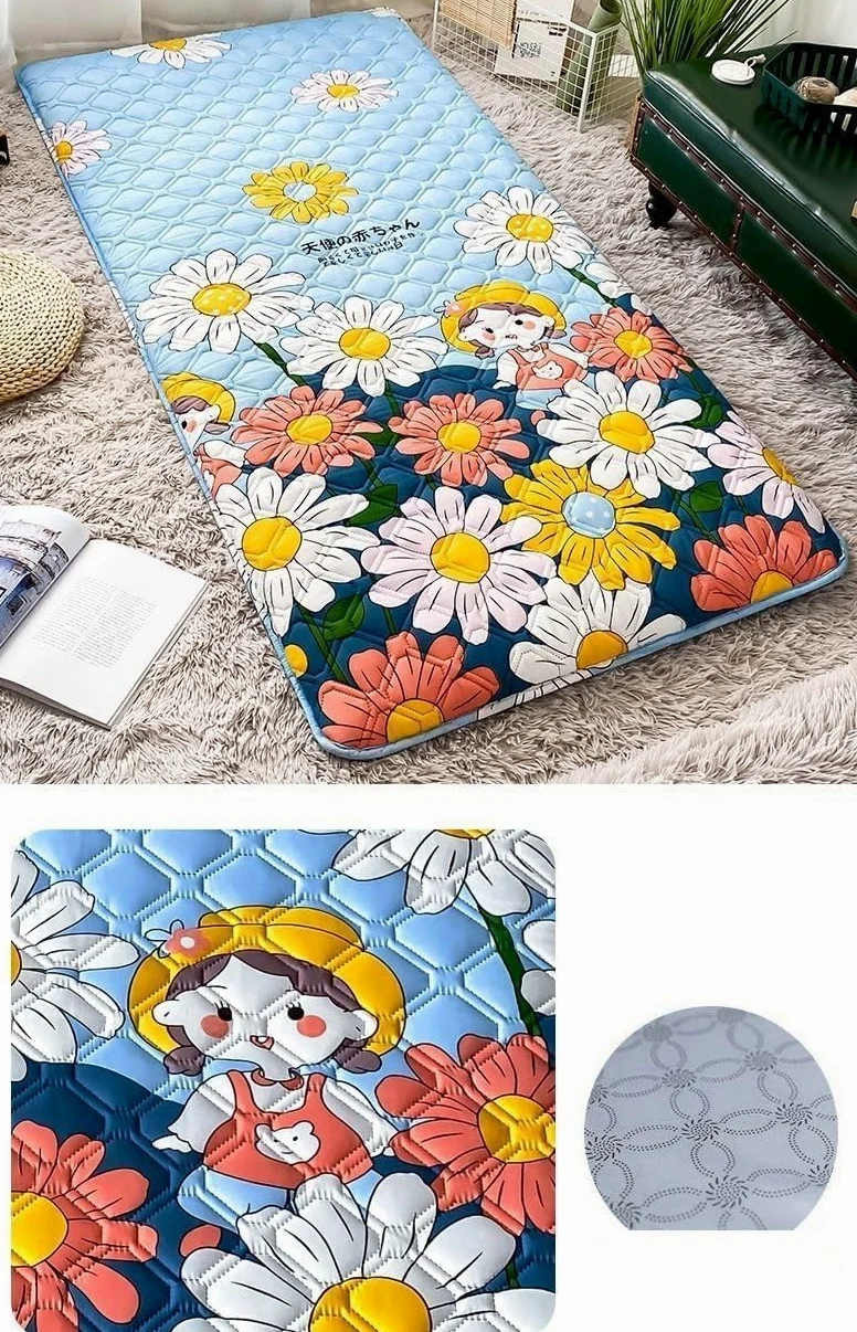 Matelas Pliable Tatami Matelas Futon Japonais Portable, Tapis De Sol Tatami Simple, Matelas De Camping Pliable, Matelas De Couchage De Camping for Enfants, Voyage en Voiture(G Type,90x190cm)