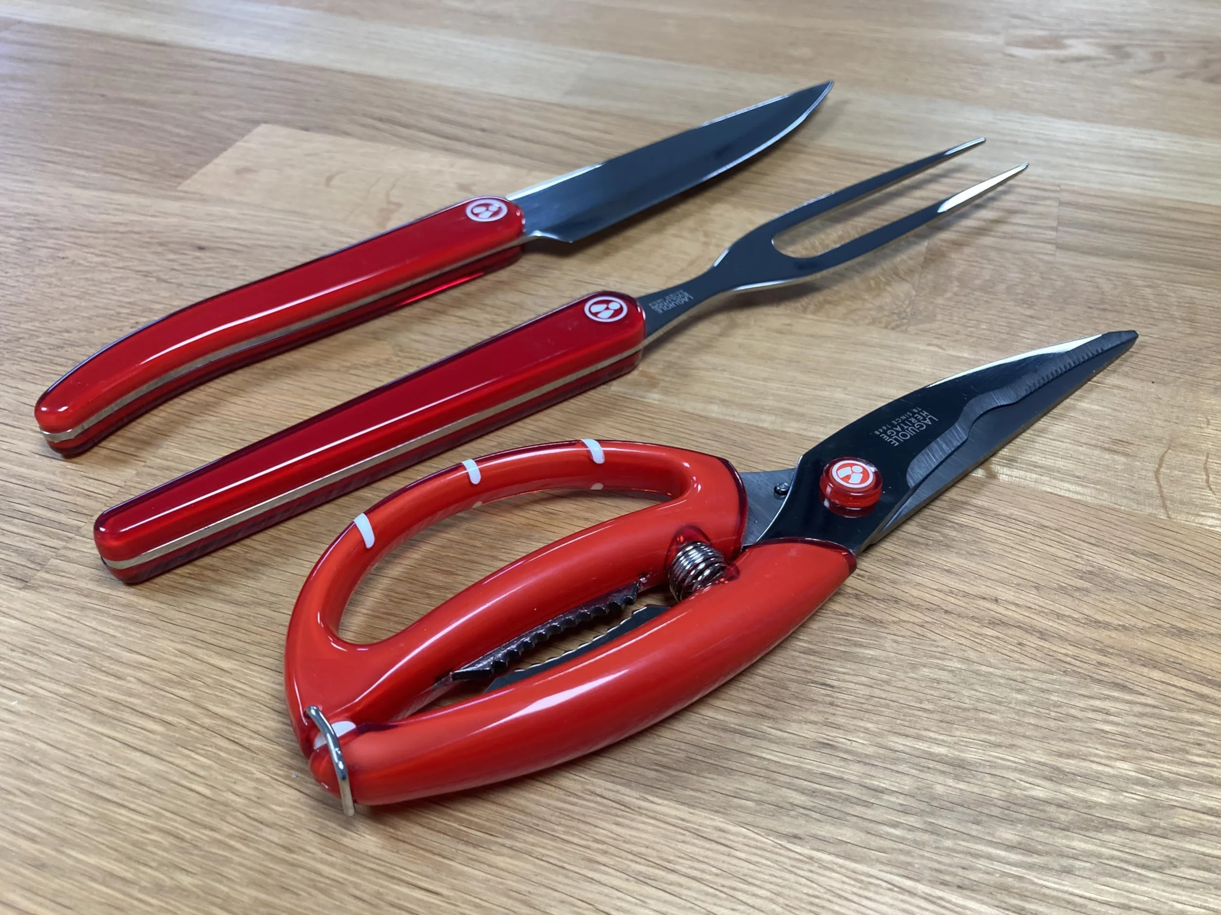 Coffret de service à découper Acidulé Rouge
