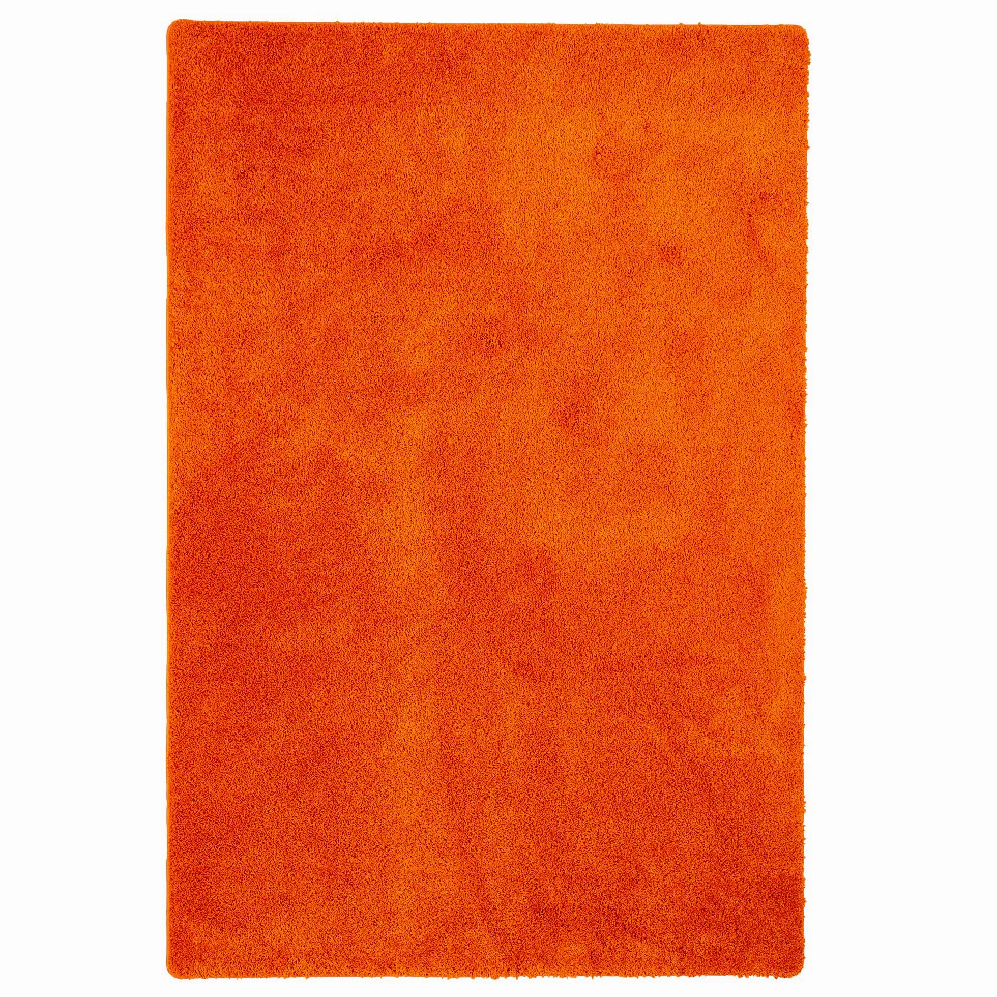 PALACE - Tapis Shaggy à Poils Longs - Orange - 17 Tailles Disponibles