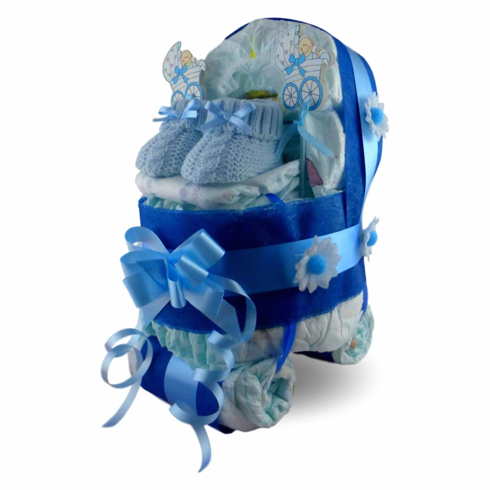 Gâteau de couches Dodot taille 3 (4-10 kg) 28 couches avec bottines et médiators