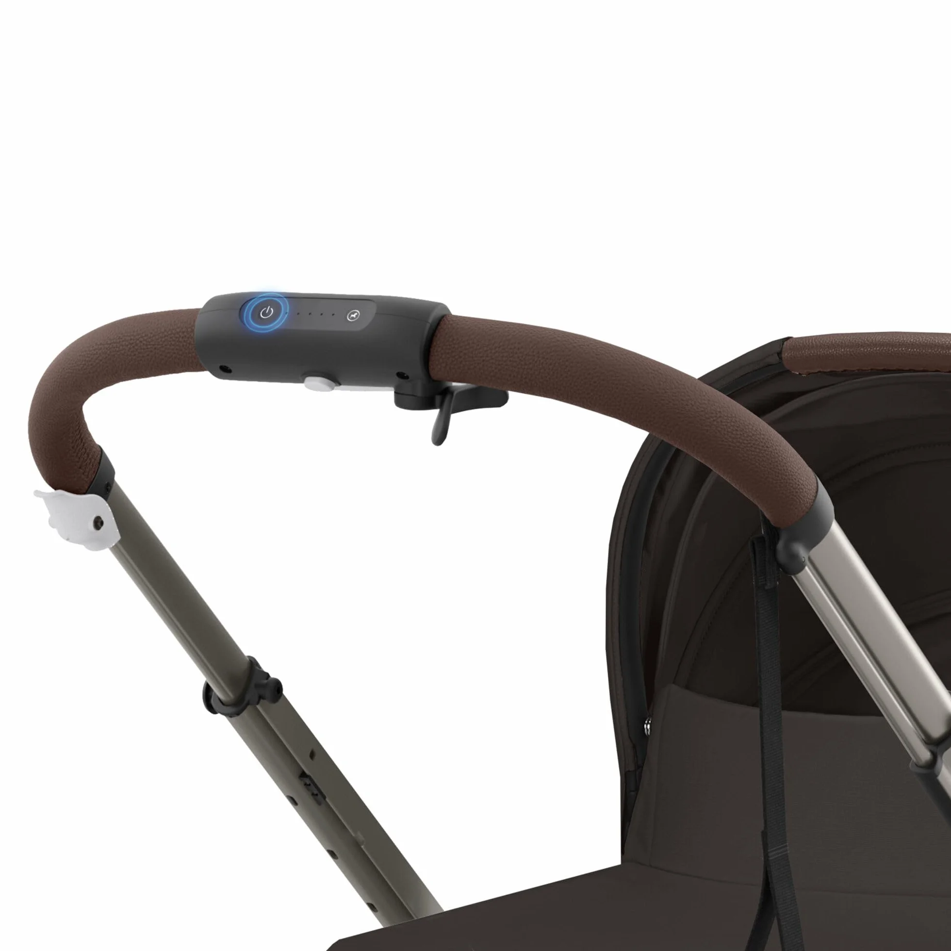 CYBEX Poussette Gold e-GAZELLE S, de la naissance à 4 ans, max 22 kg, système tout-en-1 avec propulsion électrique, brun chocolat