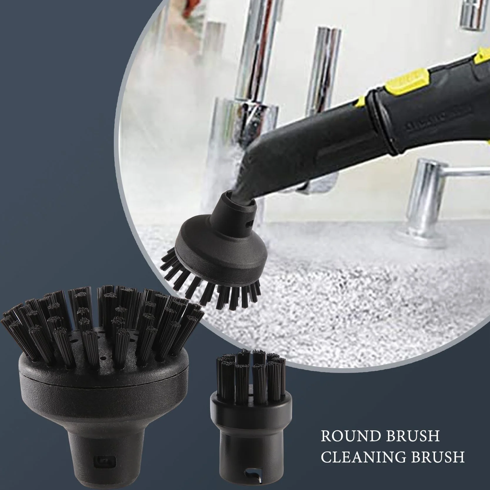 SC1 SC2 SC3 SC4 Grande Brosse Ronde de Nettoyage pour Nettoyeur à Vapeur