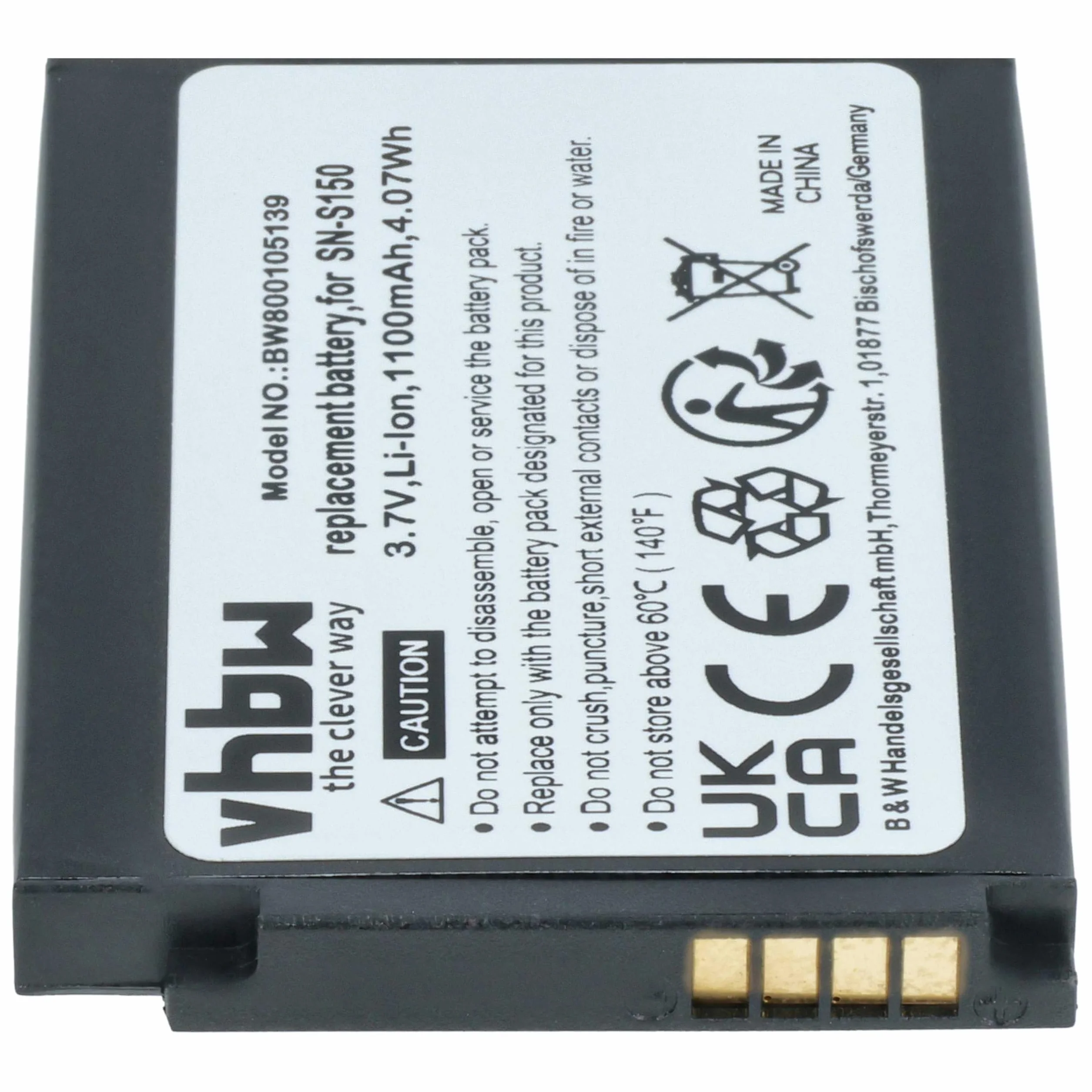 Batterie Compatible Philips Avent SCD-603H Moniteur bébé 1100mAh 3,7V Li-ION