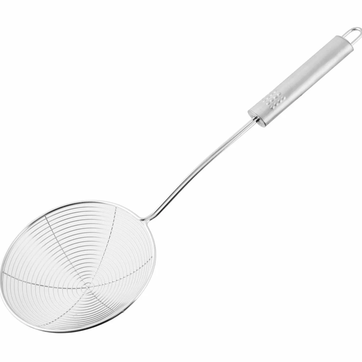 Fackelmann Écumoire araignée en inox 36 cm, Acier Inoxydable Argenté