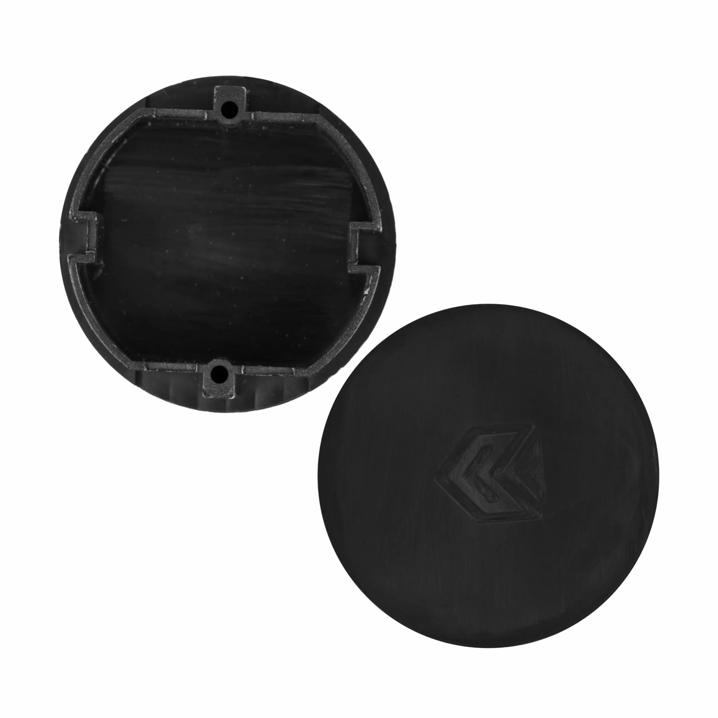 Couvercle de prise SchuKo type F, protection poussière éclaboussures, 2 pièces, noir