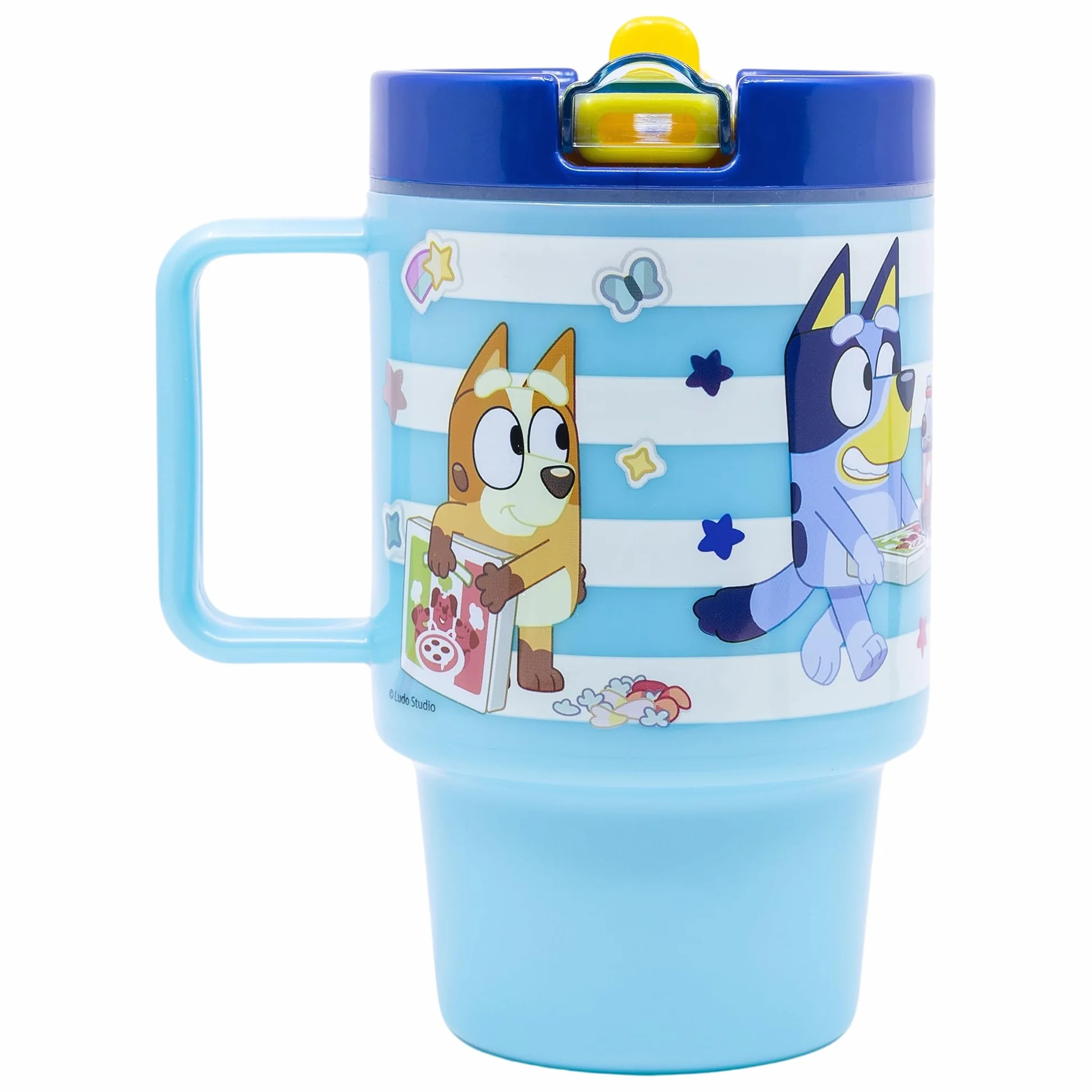 Stor Bluey Tasse en plastique enfant 530 ml couvercle
