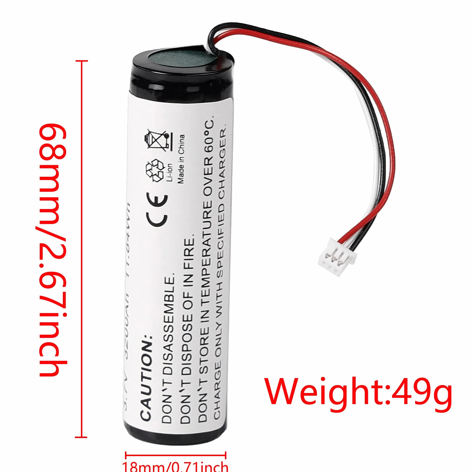 Batterie Lithium-Ion 3200mAh 3,7V Compatible Philips Avent SCD620 SCD625 SCD630 Moniteur Bébé