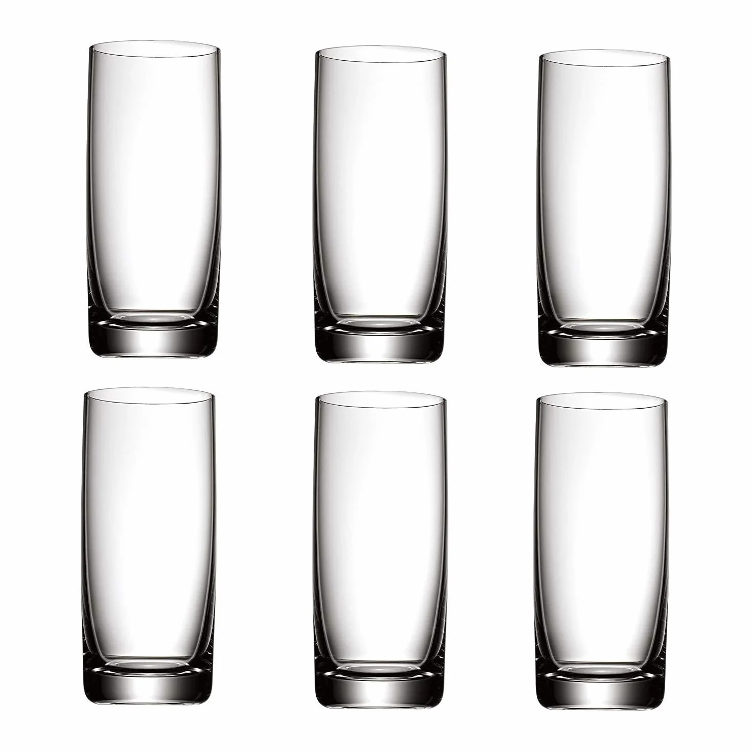WMF Easy Lot de 6 verres à long drink, verre à cocktail 350 ml, verre en cristal, passe au lave-vaisselle, incassable