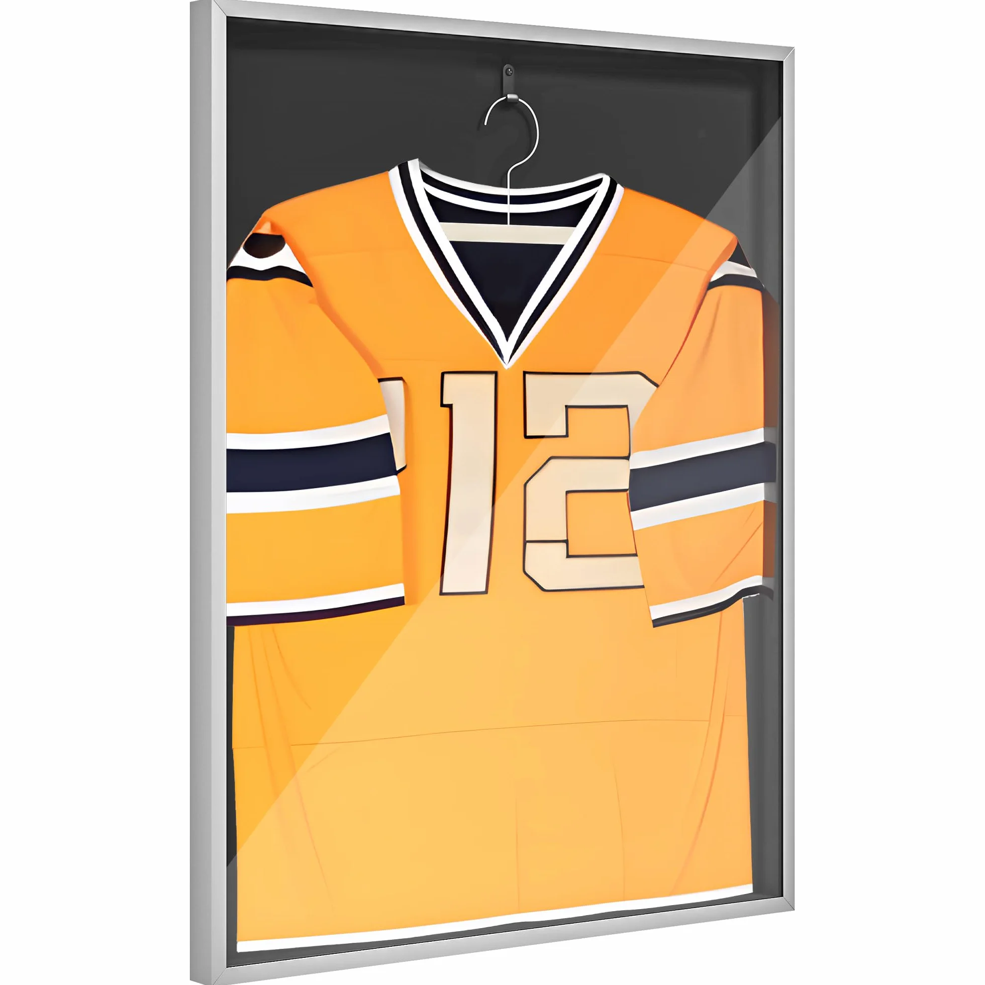 HOMCOM Frame Box T-Frame Cadre Maillot Aluminium Acrylique Protection UV 70 x 90 cm