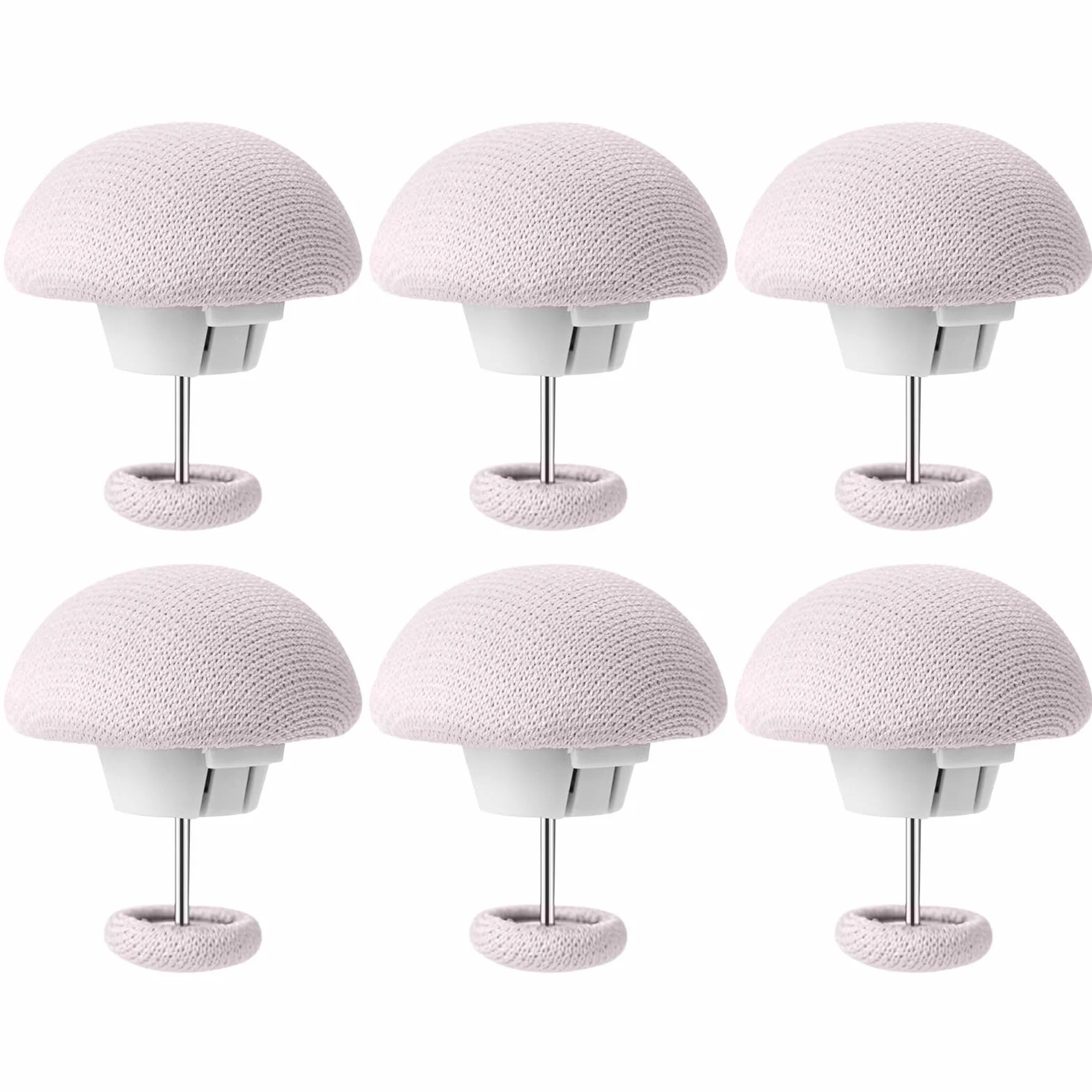 Attaches de Housse de Couette Clips de Fixation en Forme de Champignon, Ensemble de Sécurité en Plastique
