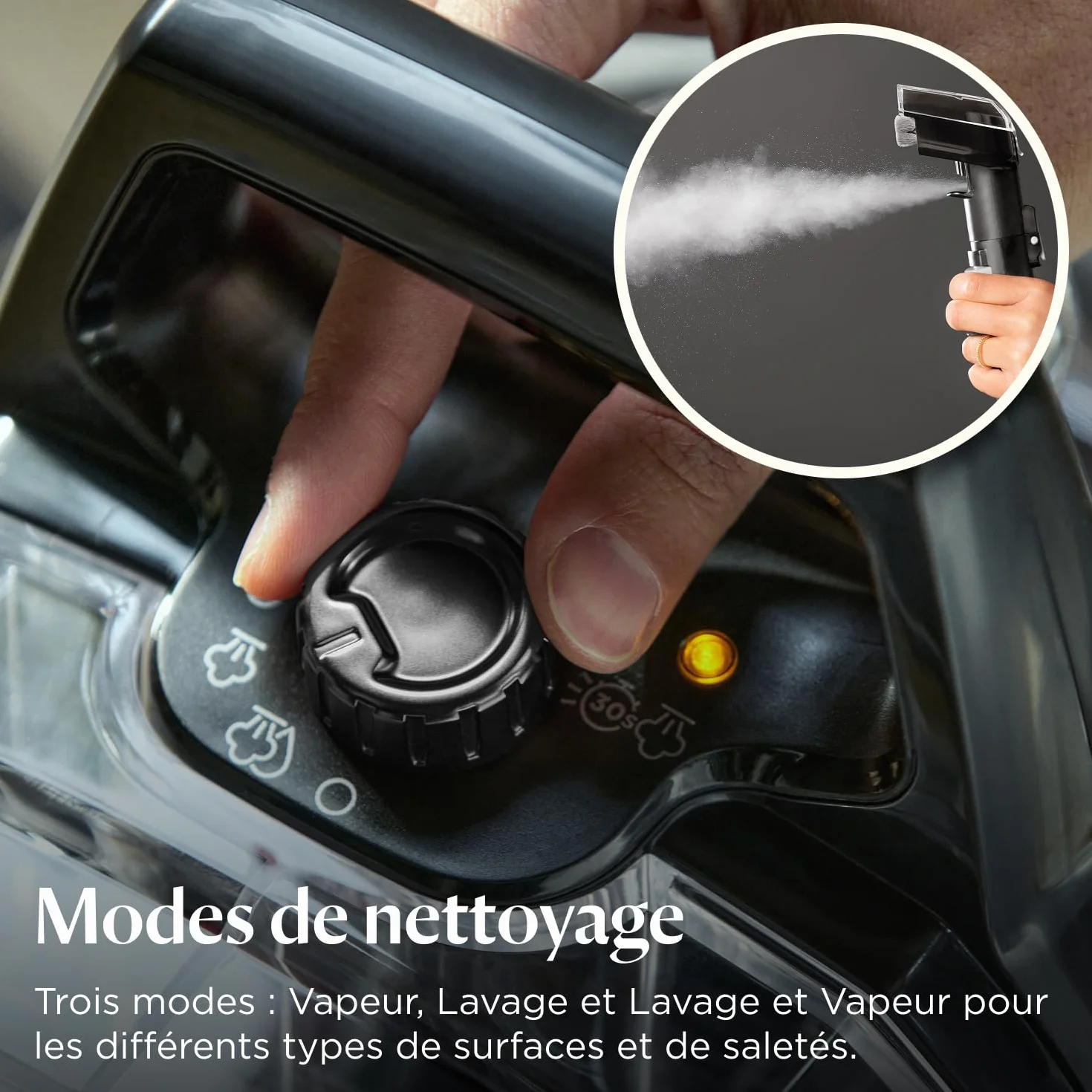 BISSELL SpotClean HydroSteam Shampouineuse Canapé 1000W Nettoyeur Vapeur HydroSteam Tapis Moquettes Meubles Tissus Voiture 3689N