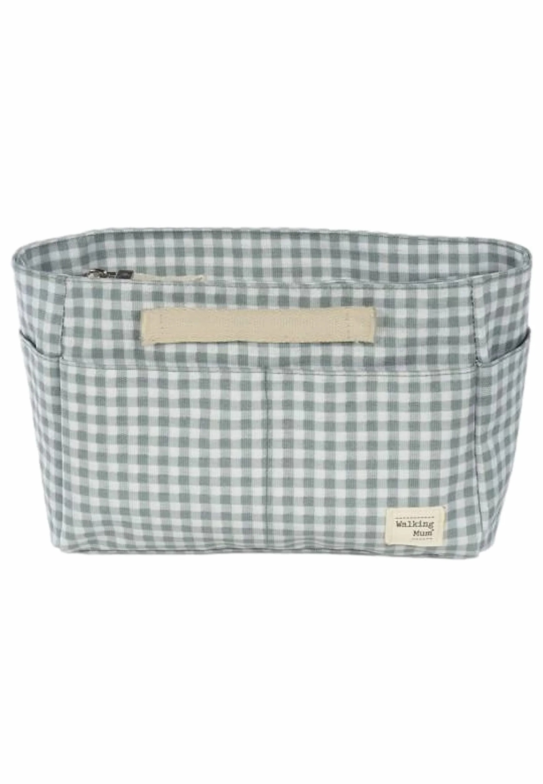 Trousse de toilette bébé I Love Vichy vert 26 cm
