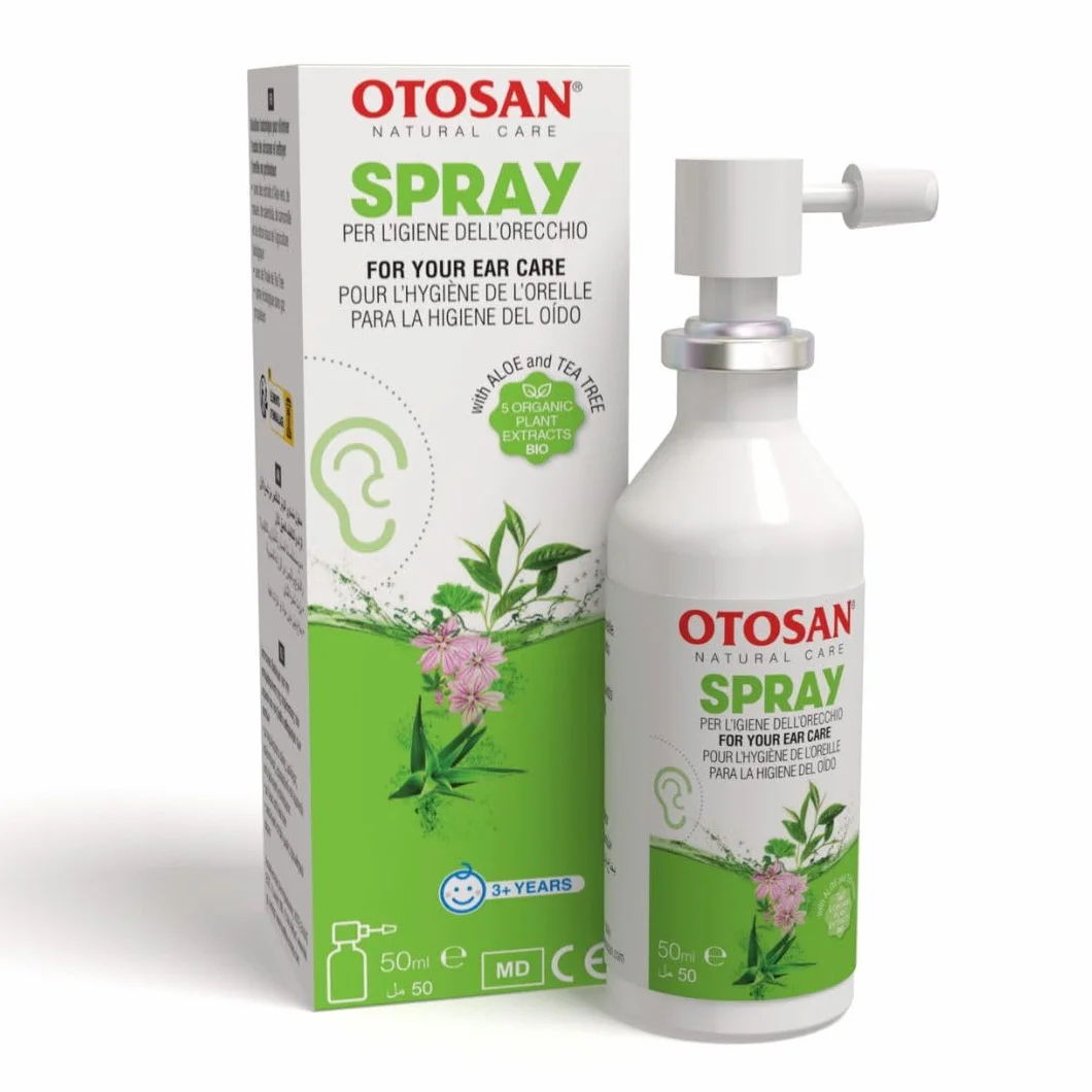 Otosan Spray Auriculaire Nettoyant Oreille 50 ml – Cérumen, Arbre à Thé, Aloe Vera
